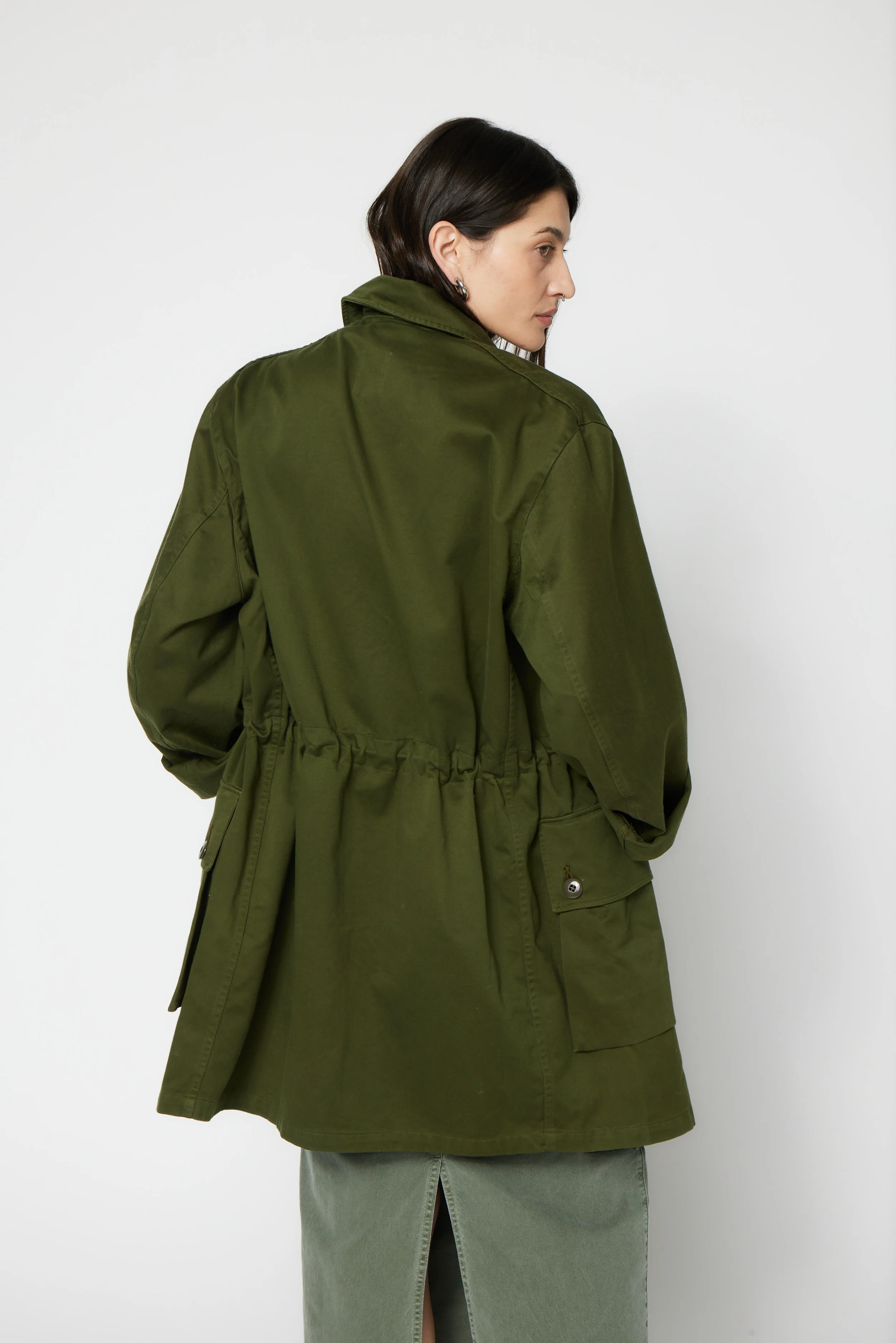 NSF SRPLS Spanish Military Coat - Olive - Renuaun
