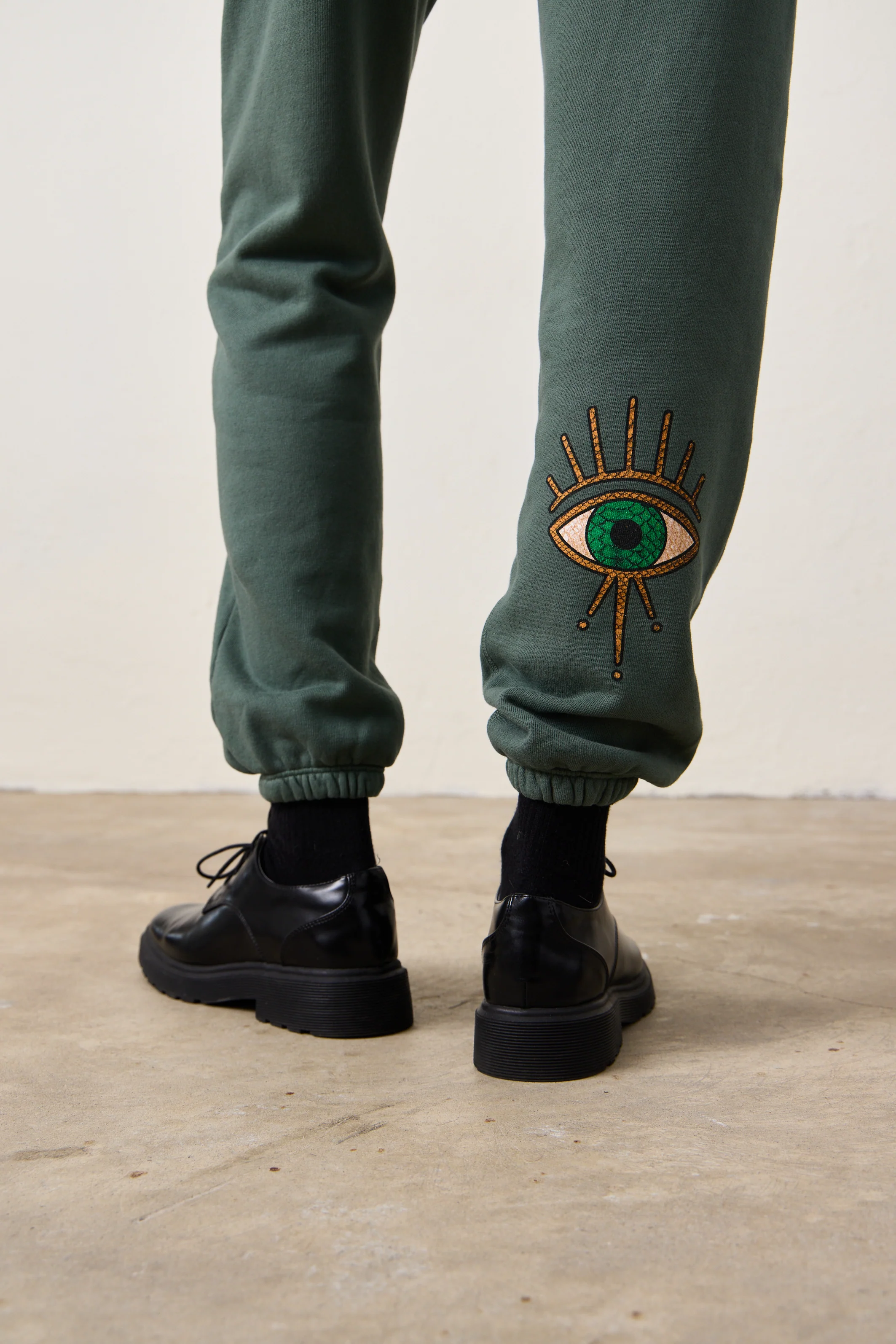 NSF X Jacquie Aiche - Down To Earth Loop Terry Hoodie - Sage - Renuaun