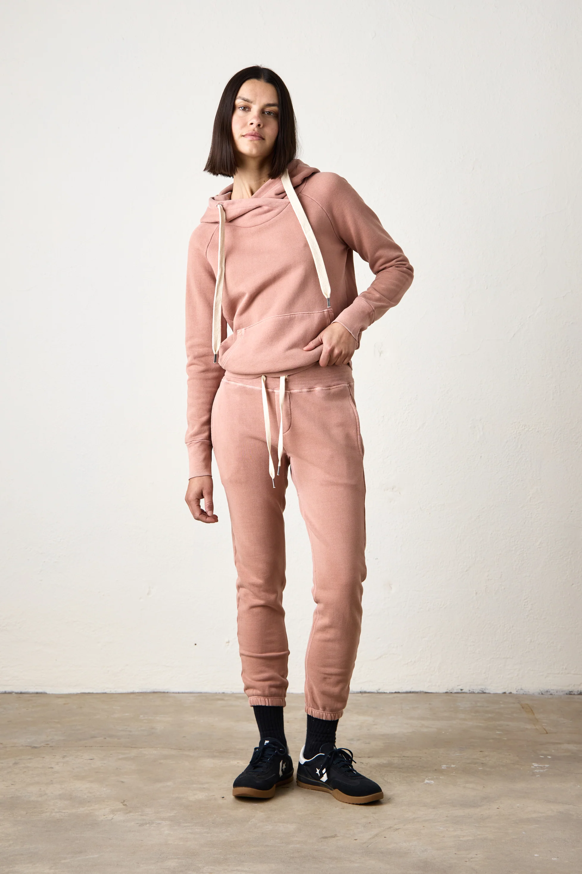 NSF Sayde Slim Loop Terry Sweatpant - Italian Clay - Renuaun
