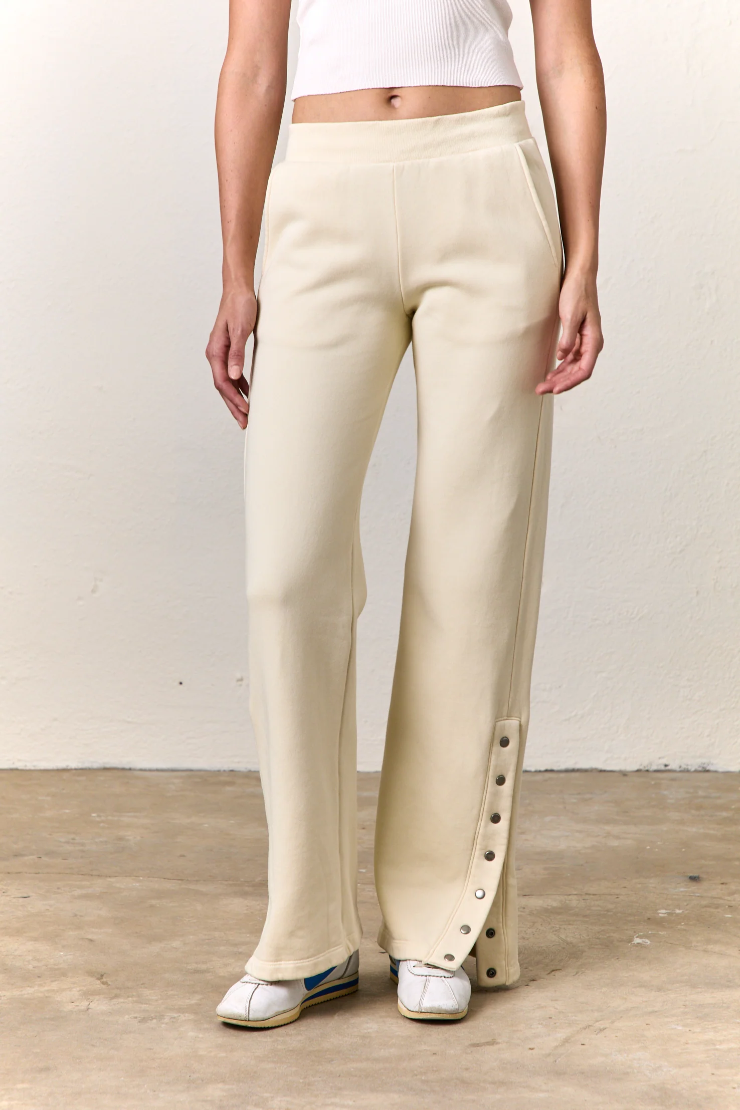 RAMONA COZY FLEECE WARMUP SWEATPANT / VETTE - Renuaun