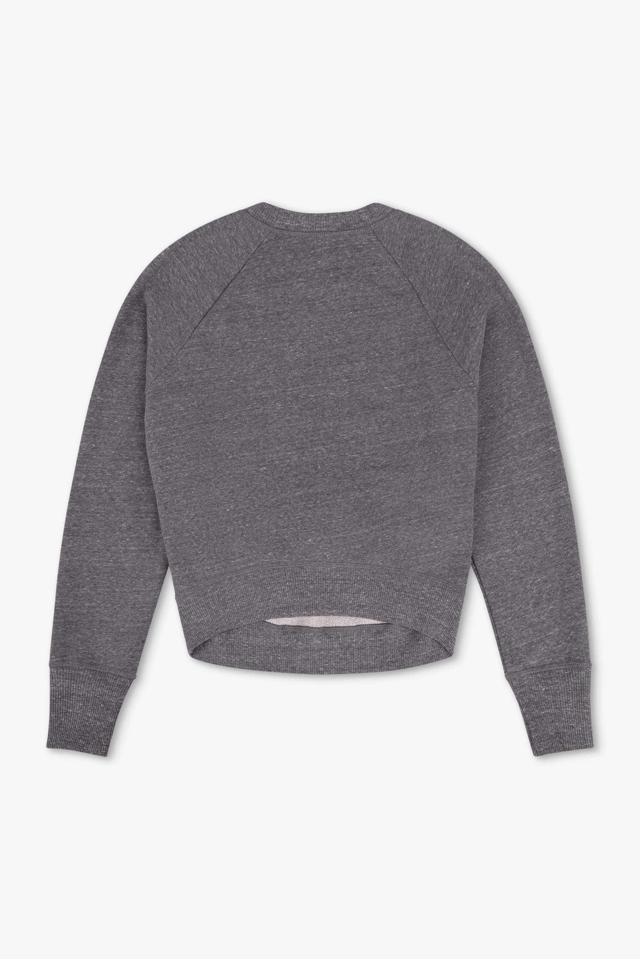 NSF Saguro Chic Melange Terry Sweatshirt - Charcoal Heather Gray - Renuaun