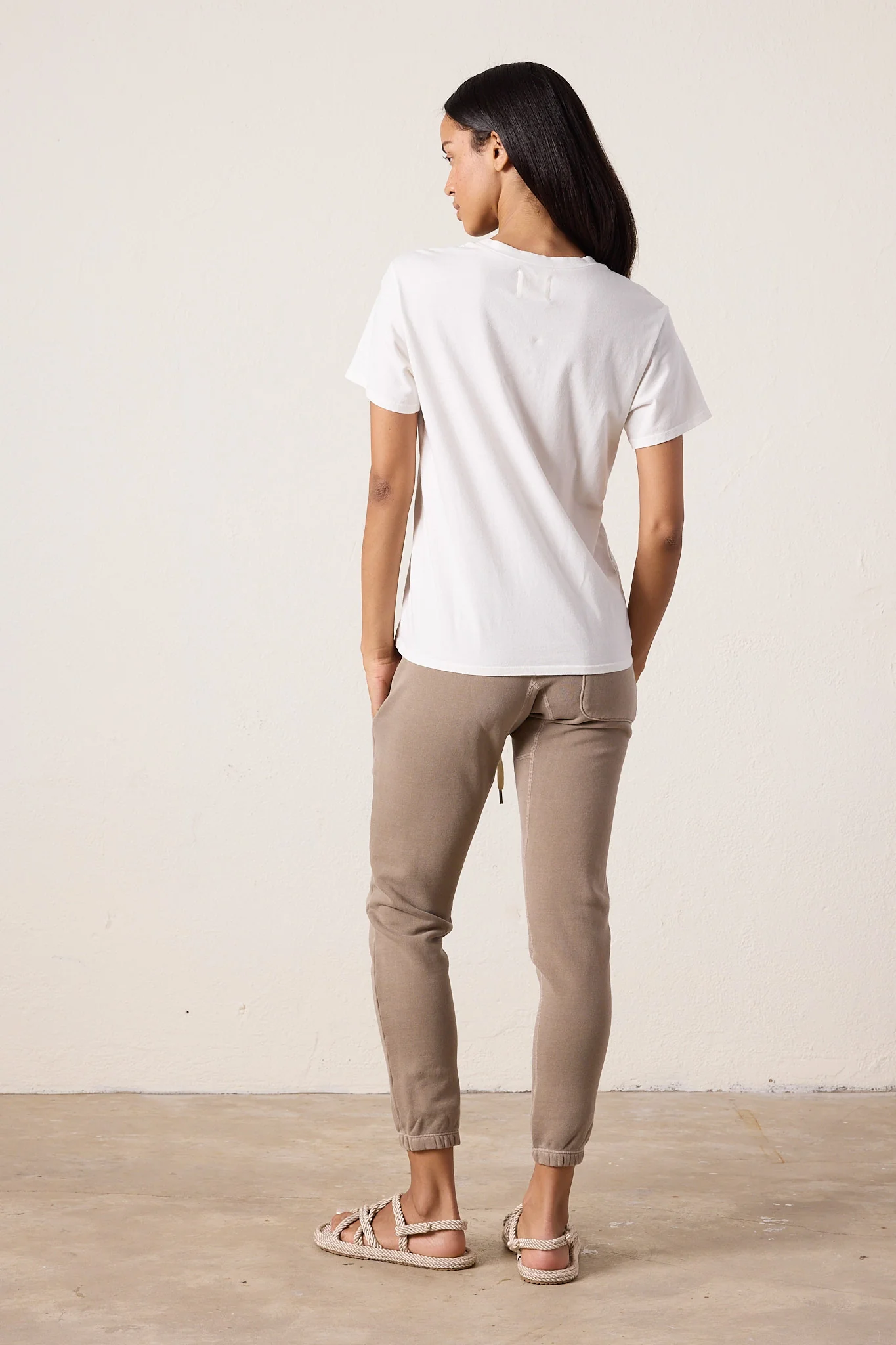 NSF Billy Relaxed Fine Jersey Tee - Soft White - Renuaun