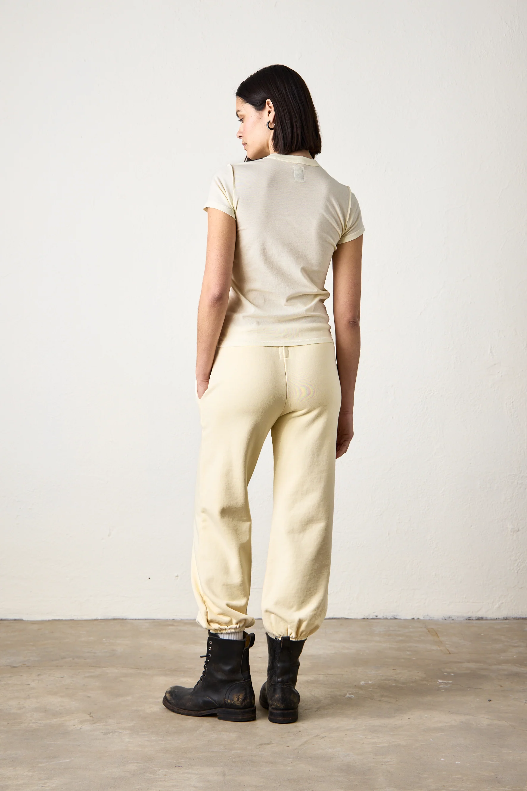 NSF Shane Billow Loop Terry Sweatpant - Lemonade - Renuaun