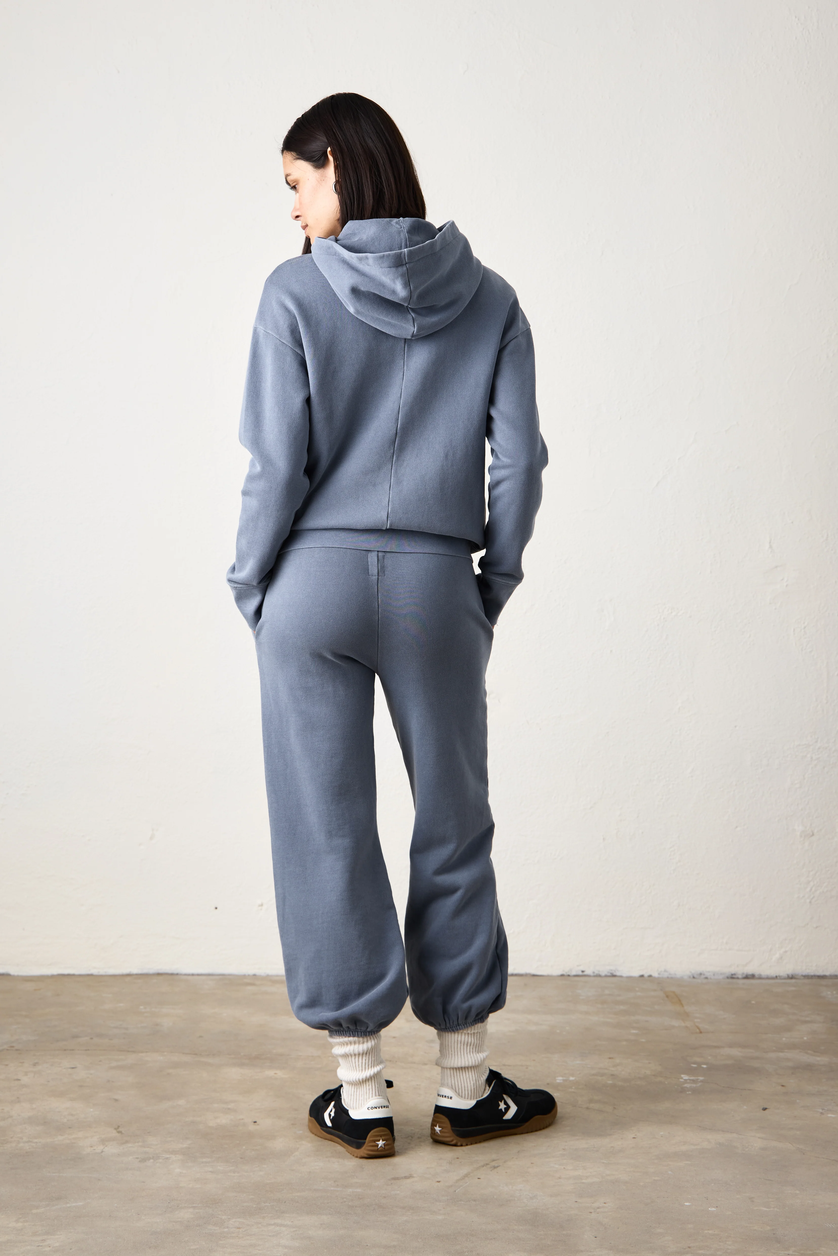 SHANE BILLOW LOOP TERRY SWEATPANT / HEATHER INDIGO - Renuaun