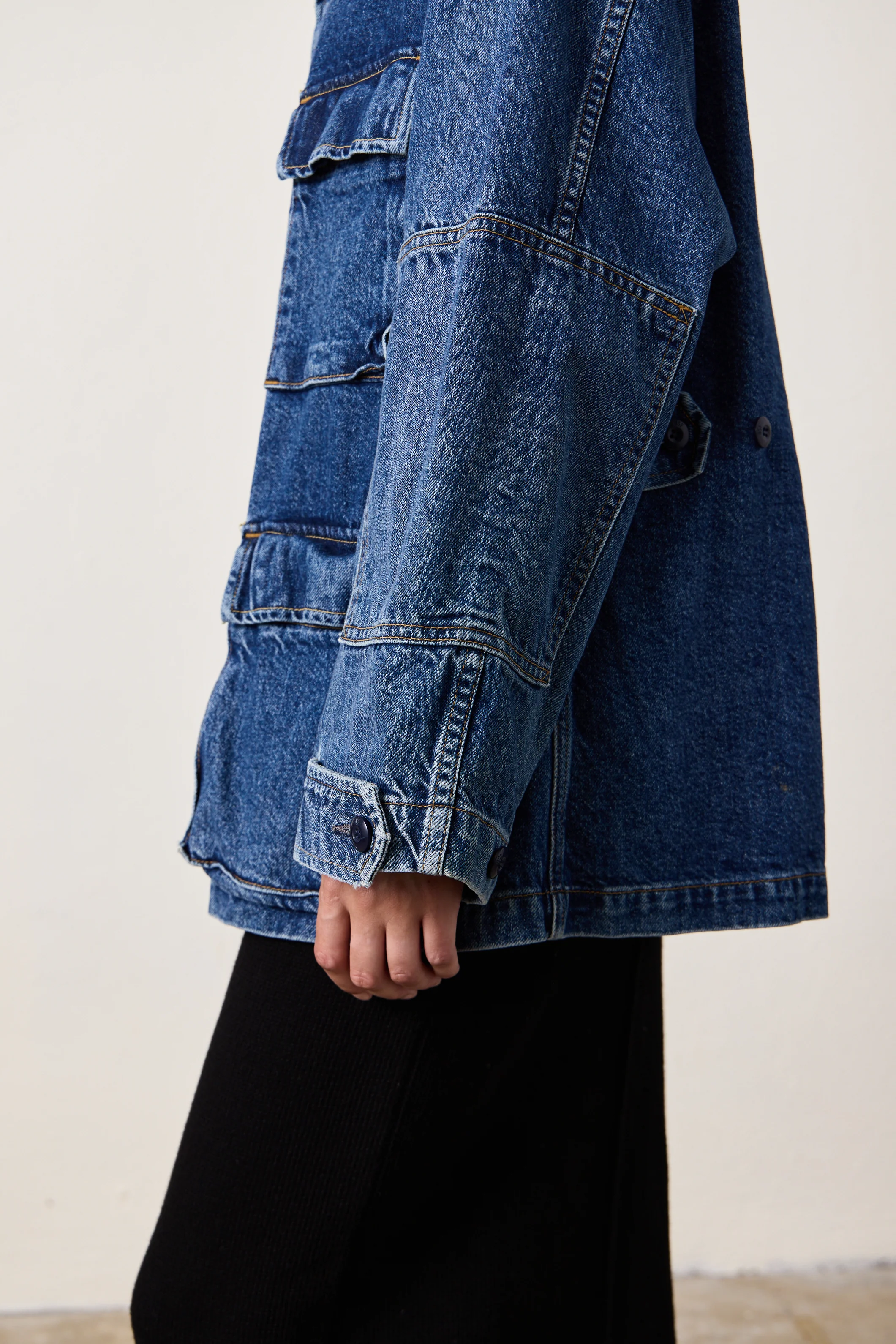 ROMEO OVERSIZED DENIM JACKET / BARNES WASH - Renuaun