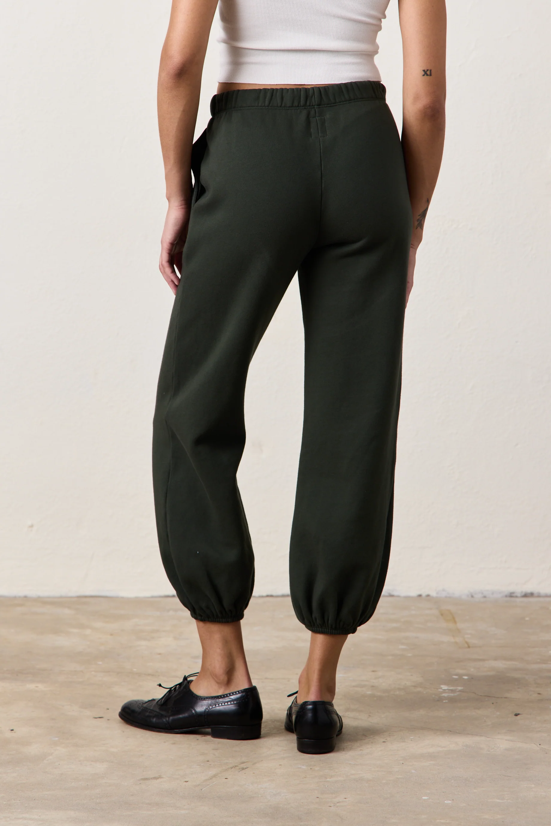 SHANE BILLOW COZY FLEECE SWEATPANT / DARK OLIVE - Renuaun