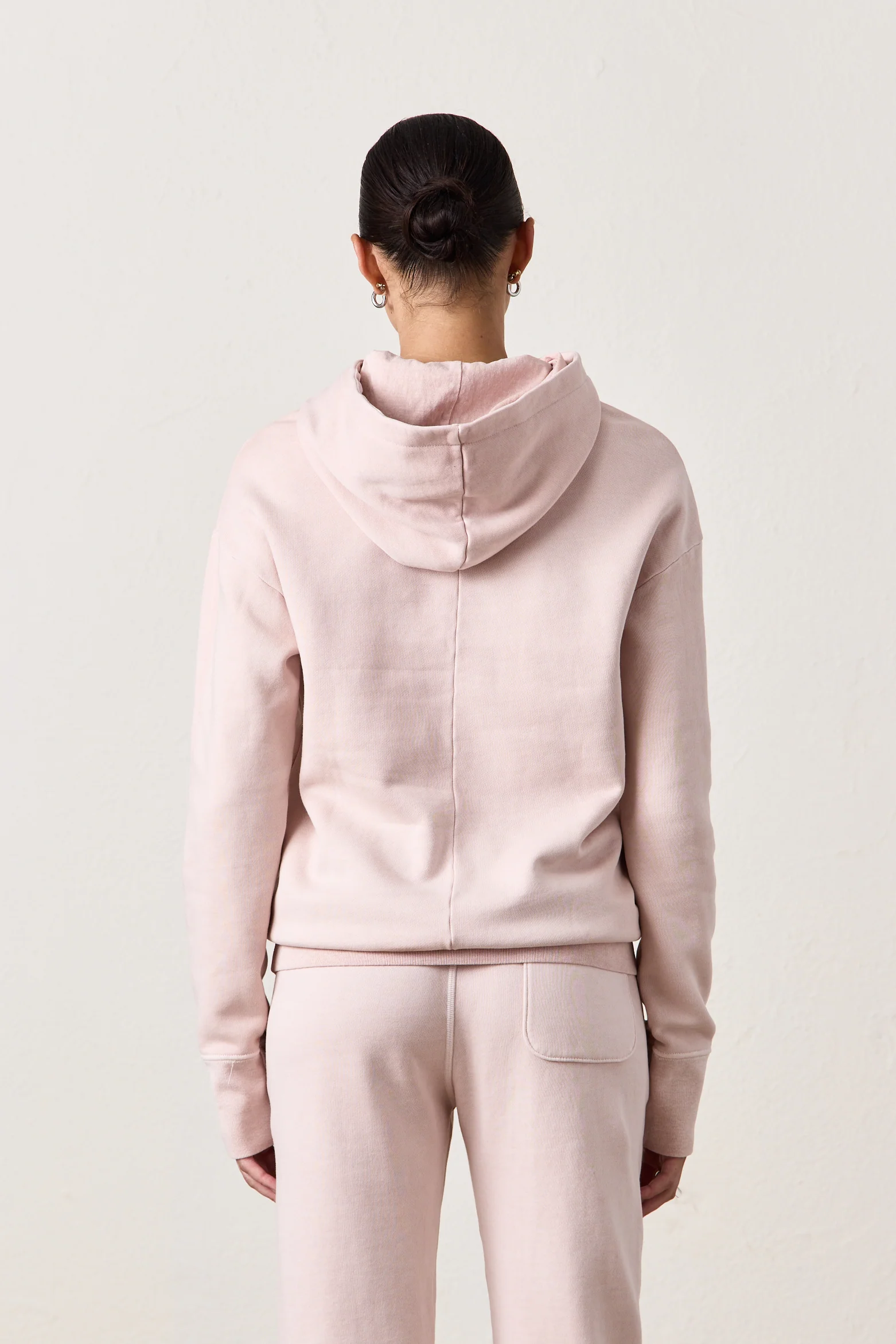 ELLIS RELAXED COZY FLEECE HOODY / ROSY - Renuaun