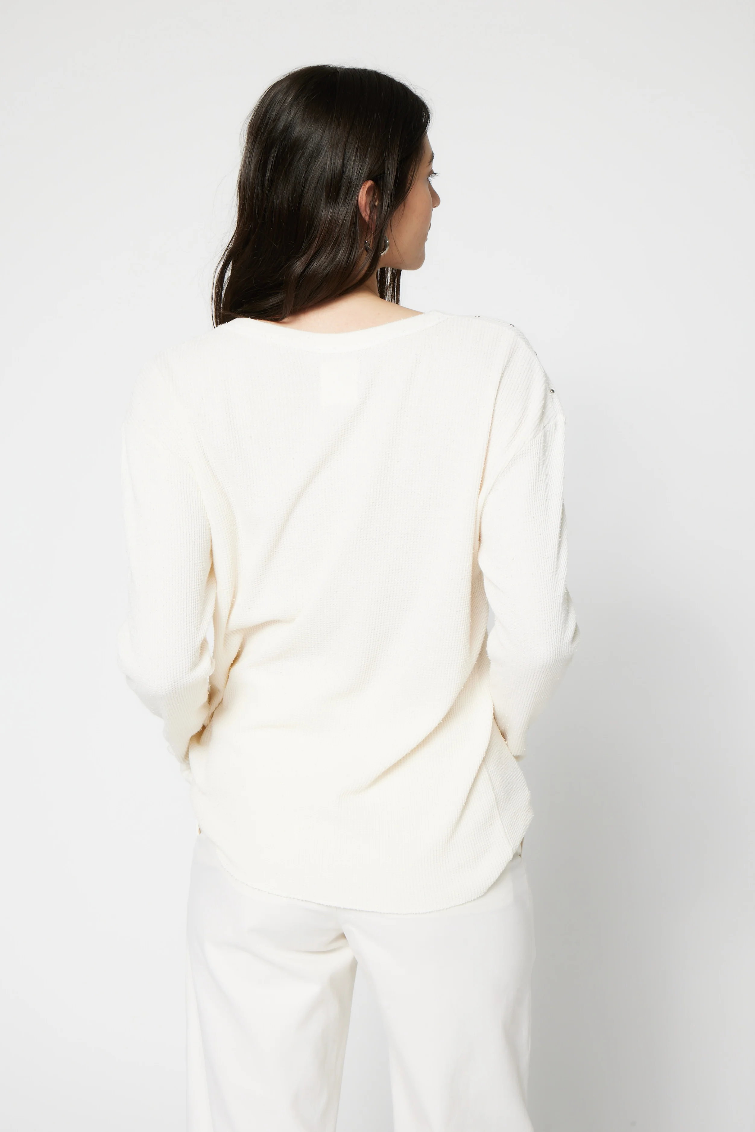 NSF SRPLS Overdyed and Studded Thermal - French Vanilla - Renuaun