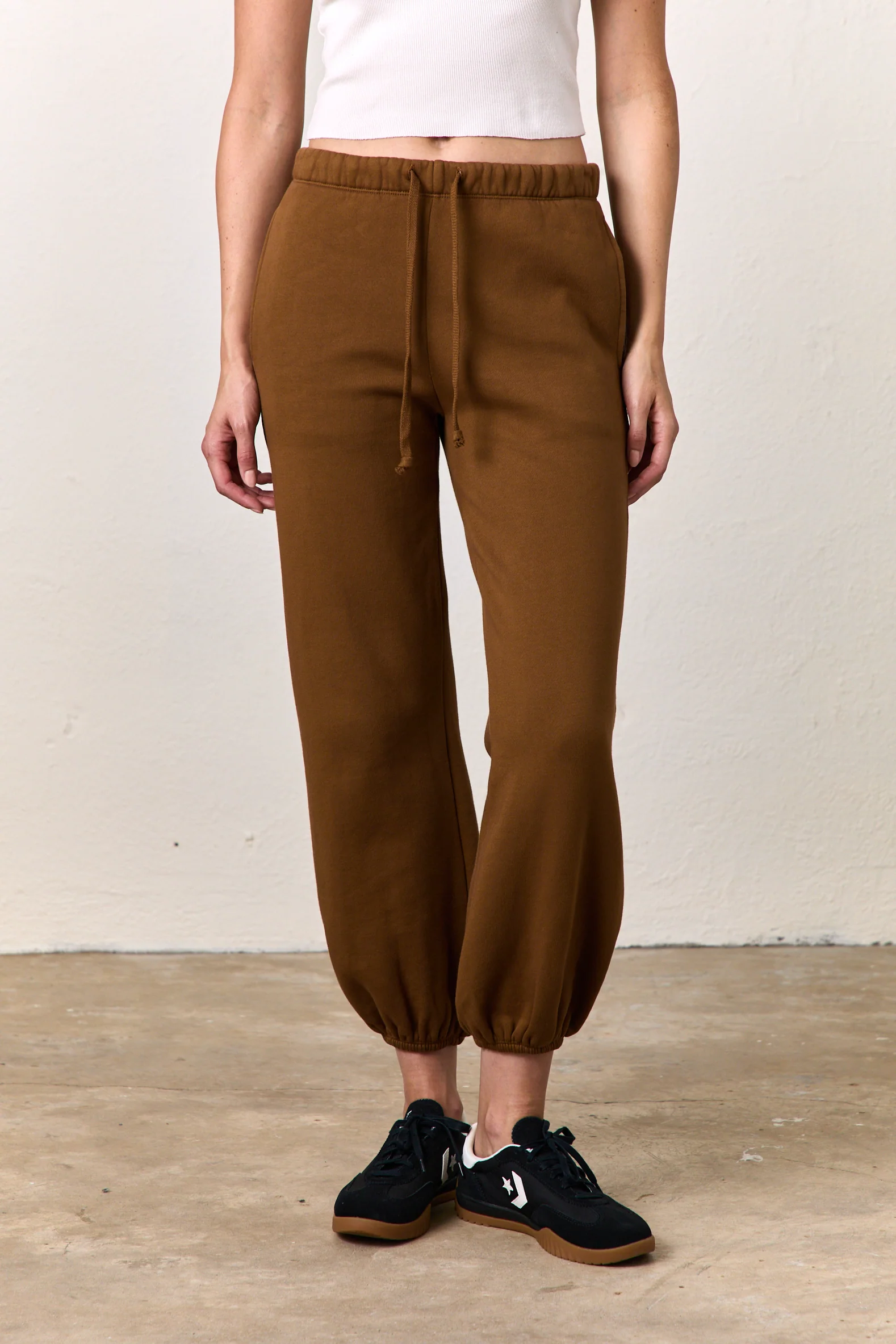 SHANE BILLOW COZY FLEECE SWEATPANT / ESPRESSO - Renuaun