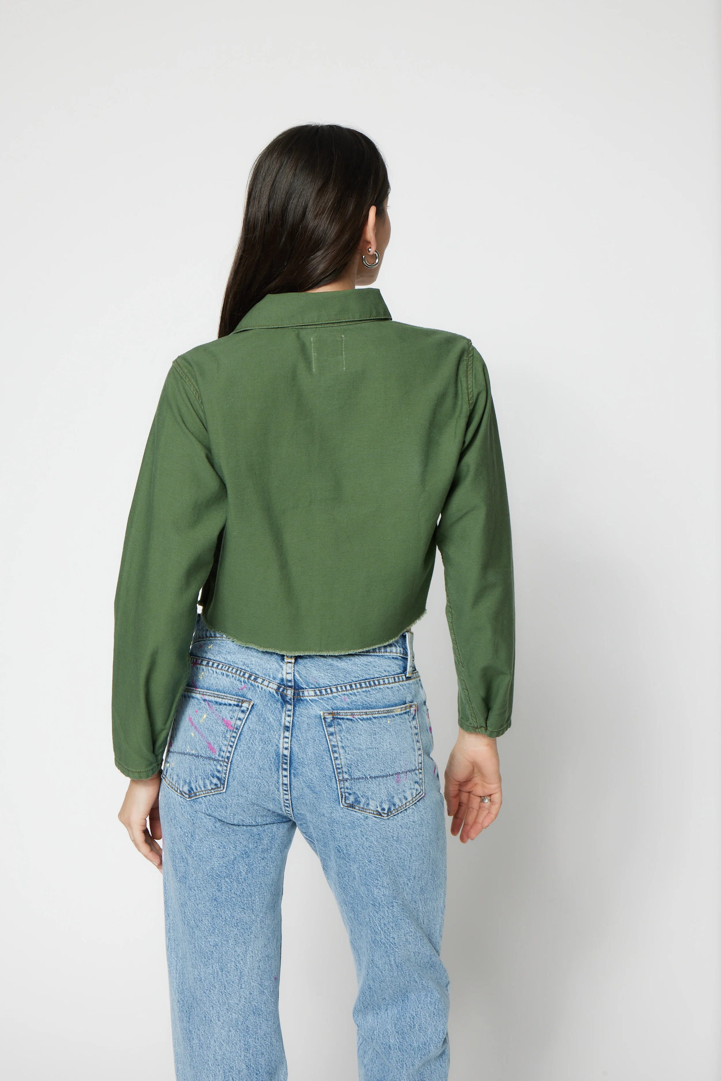 NSF SRPLS Cut Off Chore Coat - Sage - Renuaun