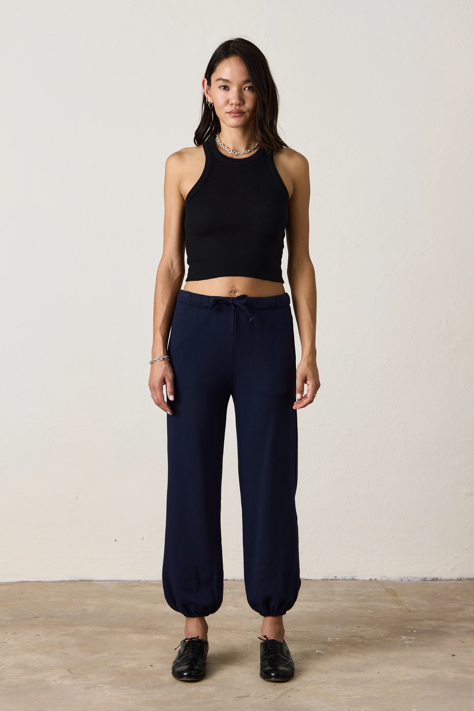 NSF Shane Billow Loop Terry Sweatpant- Ink - Renuaun