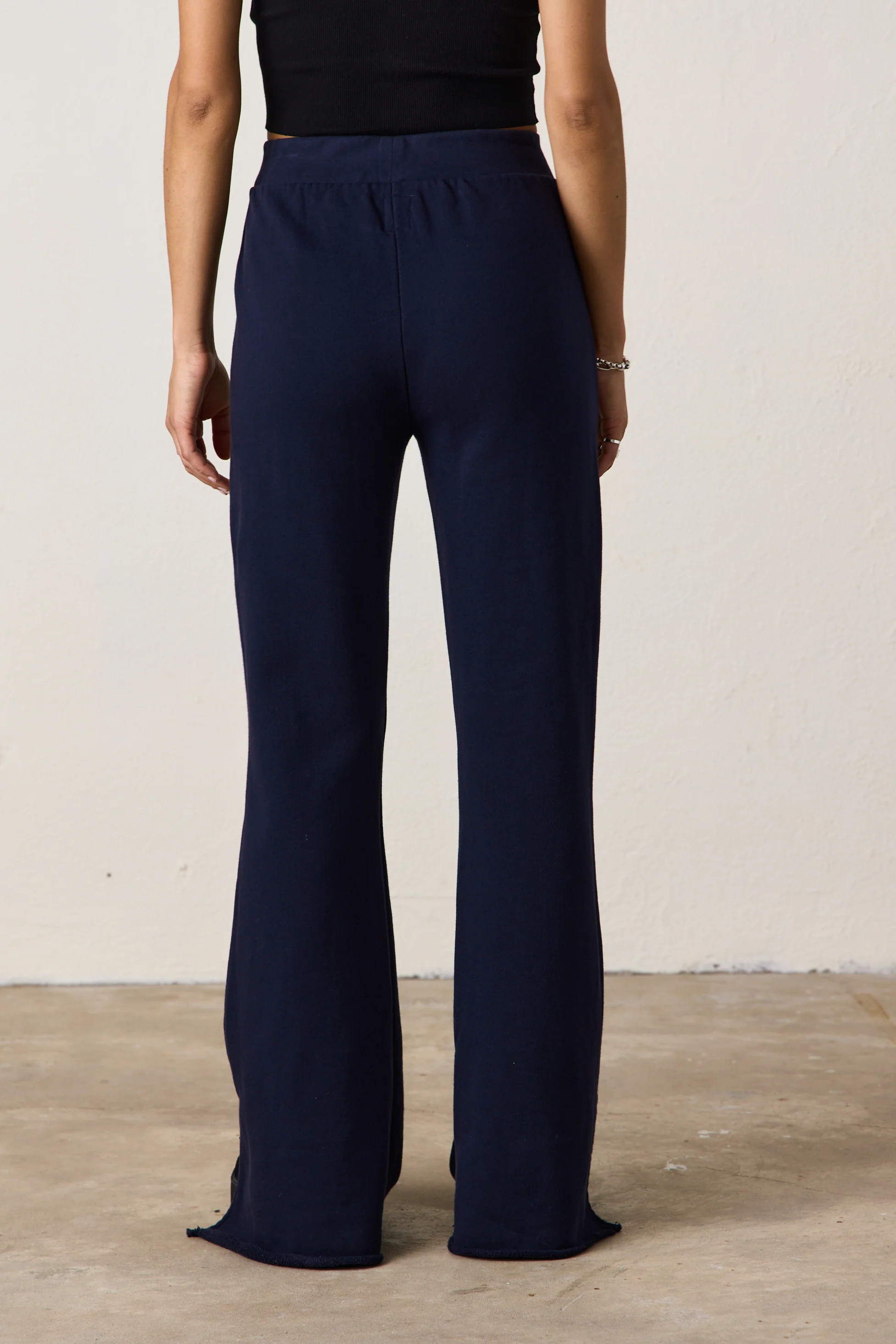 NSF Rusty Side Slit Loop Terry Sweatpant - Ink - Renuaun