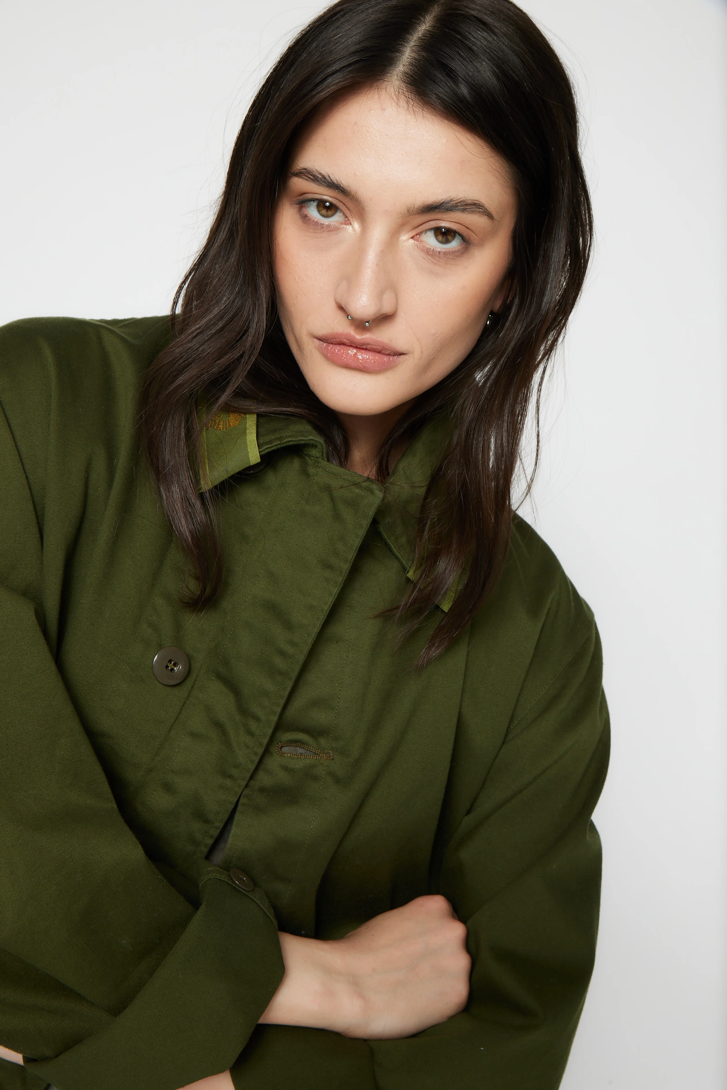 NSF SRPLS Spanish Military Coat - Olive - Renuaun