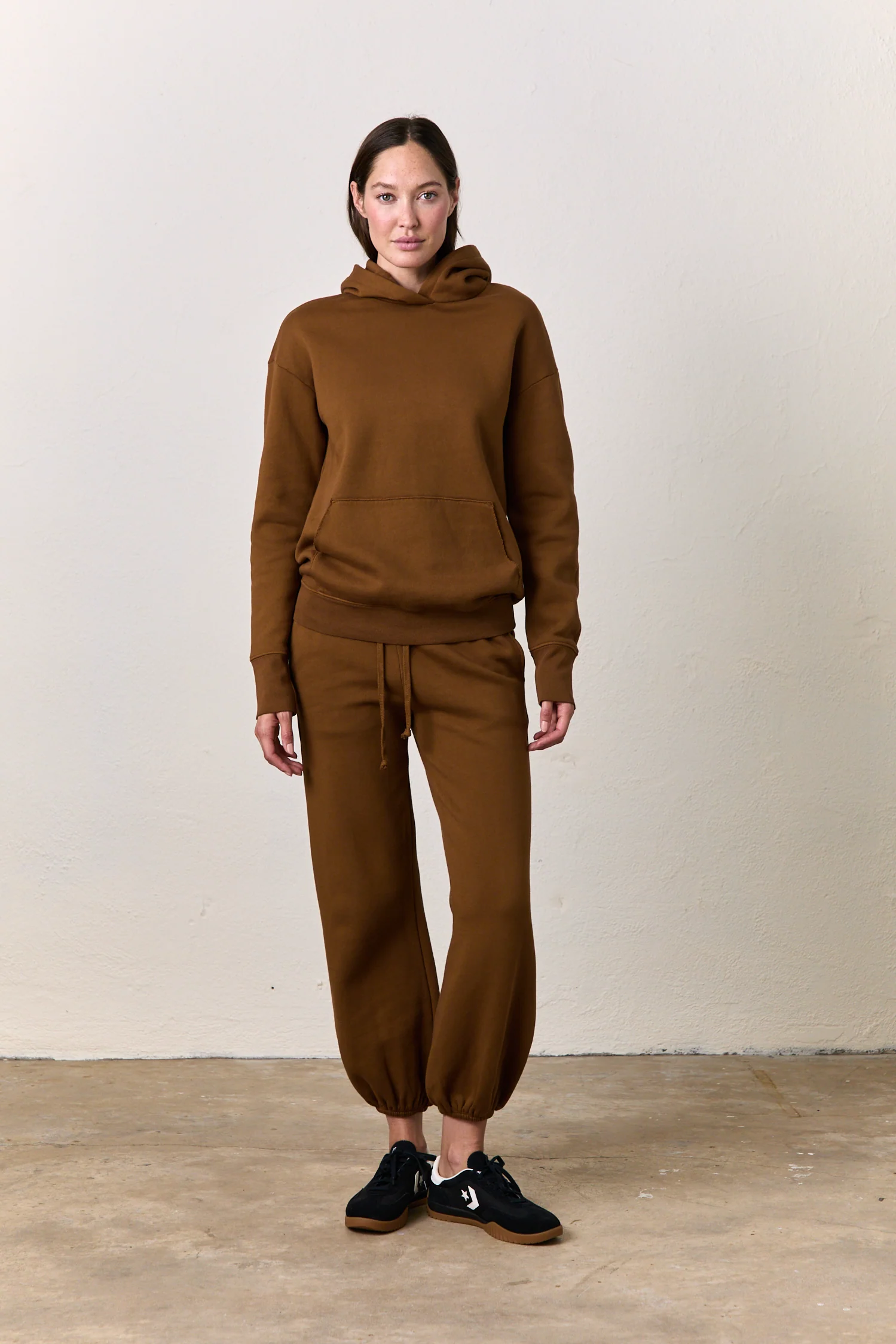 SHANE BILLOW COZY FLEECE SWEATPANT / ESPRESSO - Renuaun