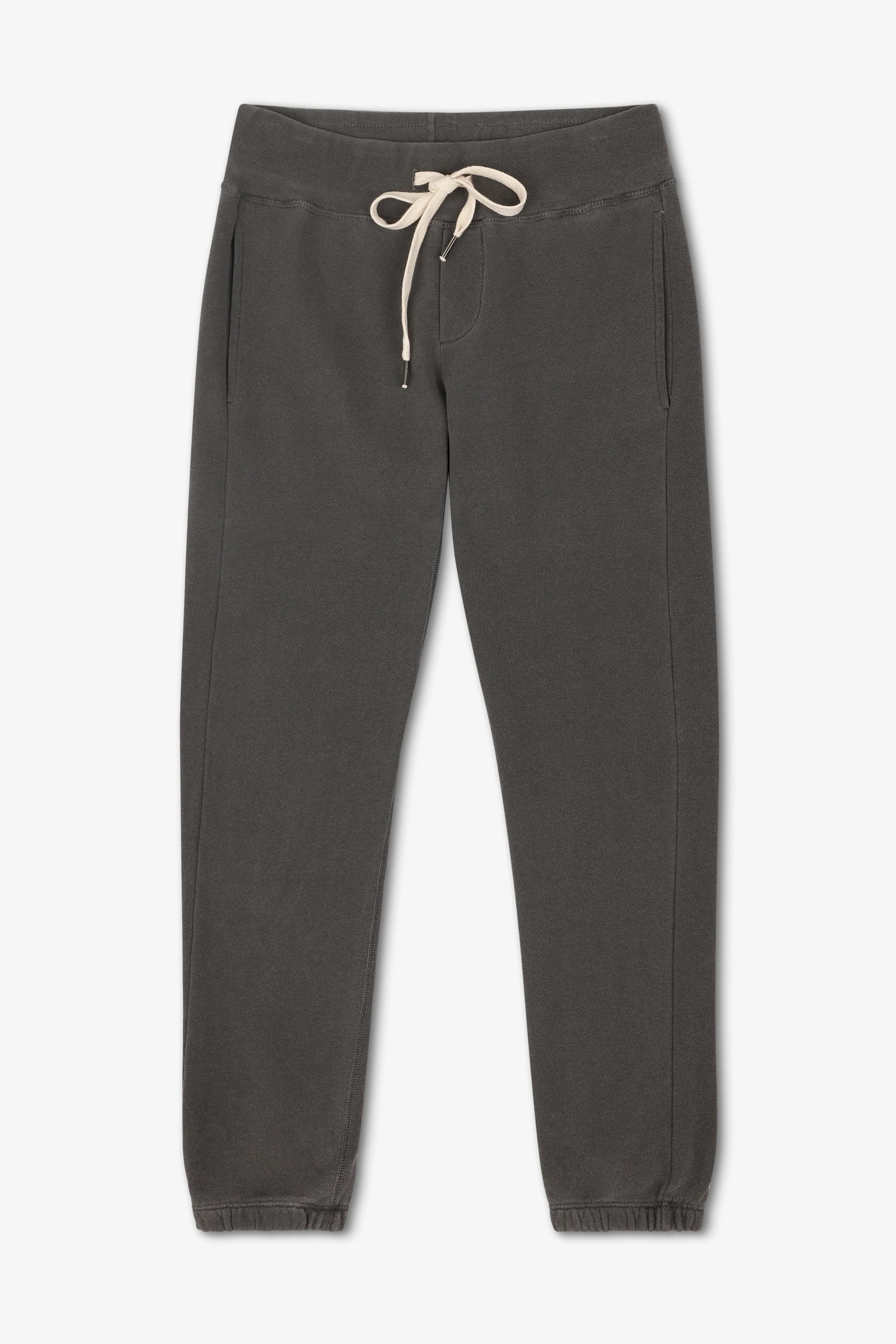 NSF Sayde Slim Loop Terry Sweatpant - Faded Black - Renuaun