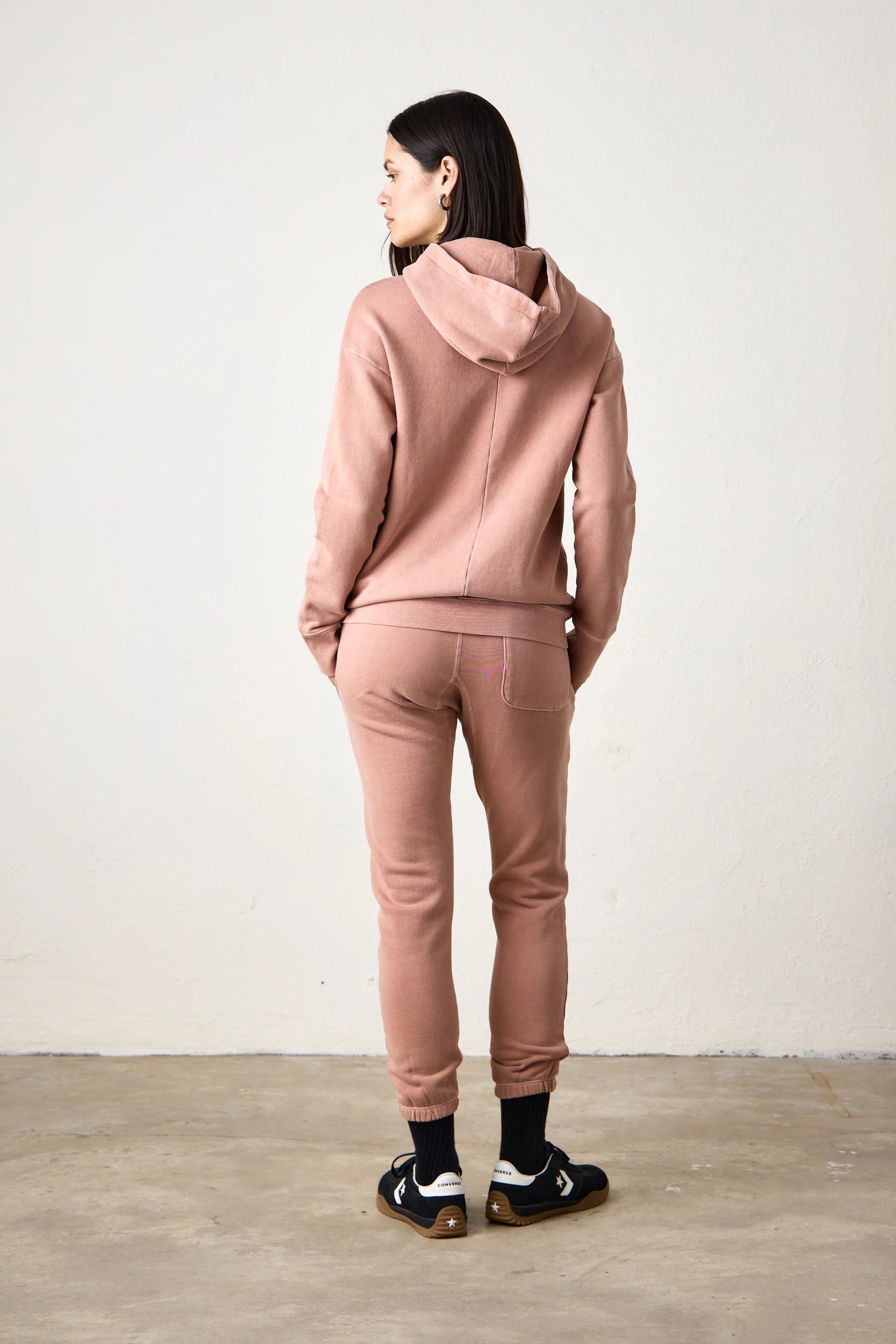 NSF Ellis Relaxed Loop Terry Hoodie - Italian Clay - Renuaun