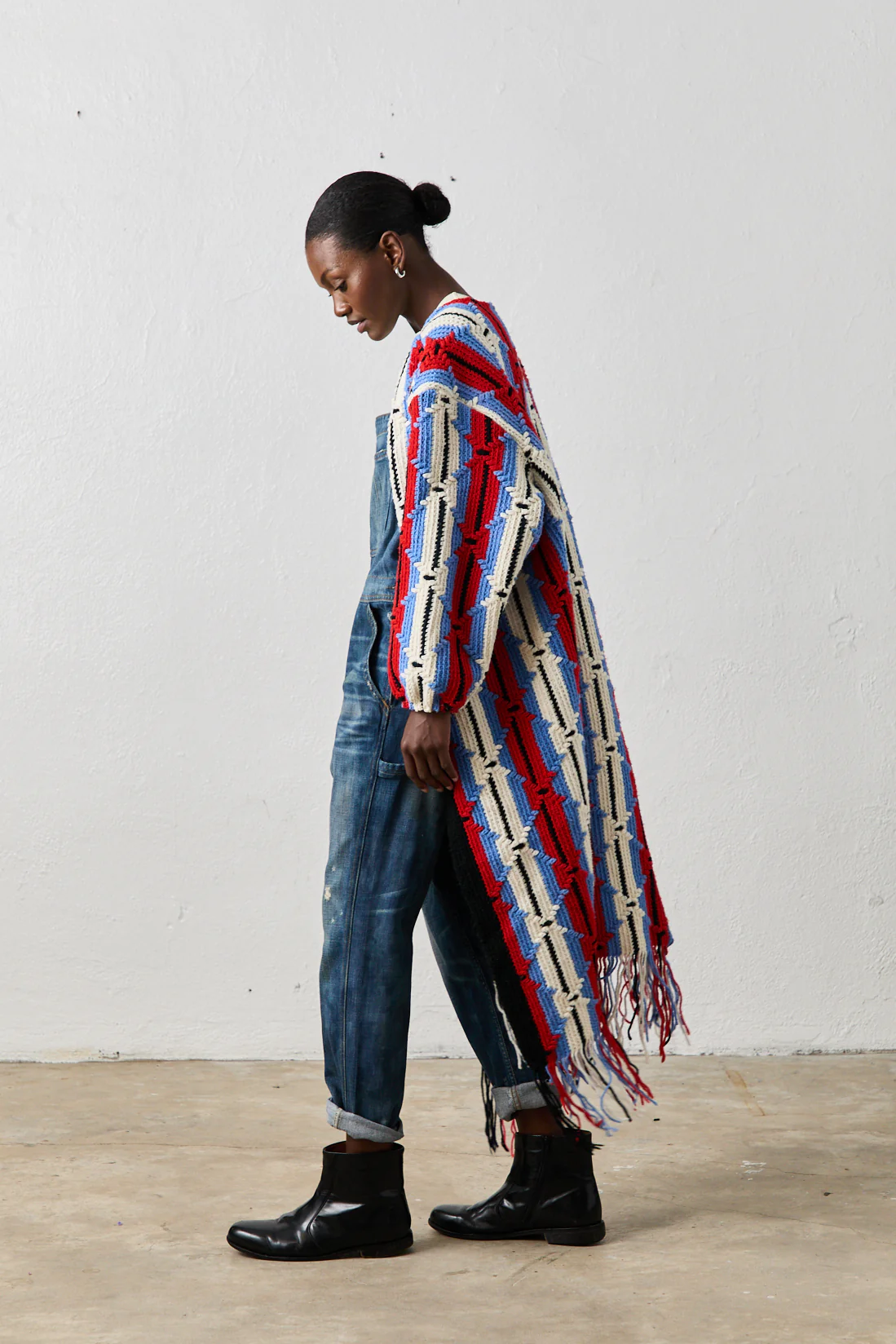NSF X NSM Cocoon Sweater - Striking Red - Renuaun