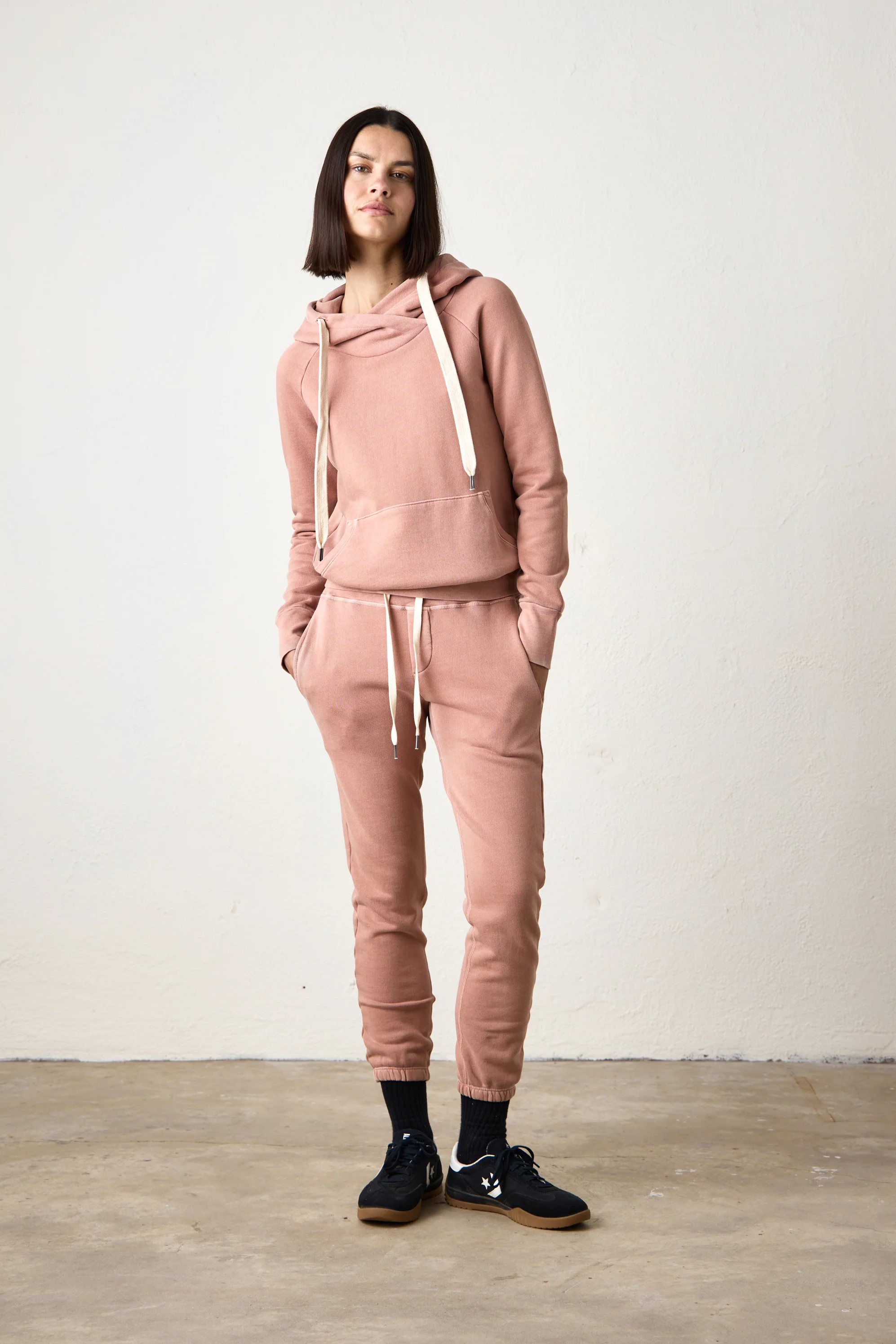 NSF Sayde Slim Loop Terry Sweatpant - Italian Clay - Renuaun