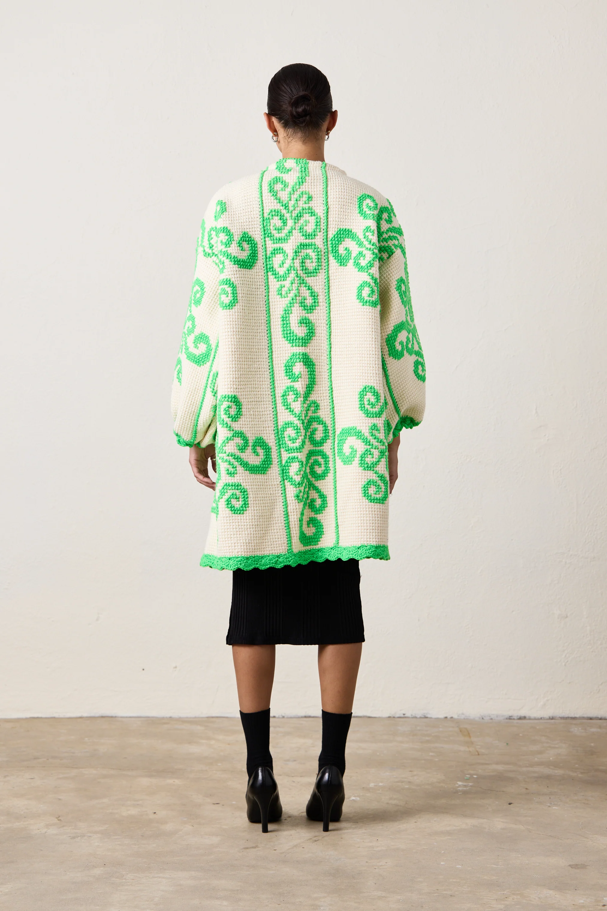 NSF X NM COCOON GREEK KEY GREEN - Renuaun