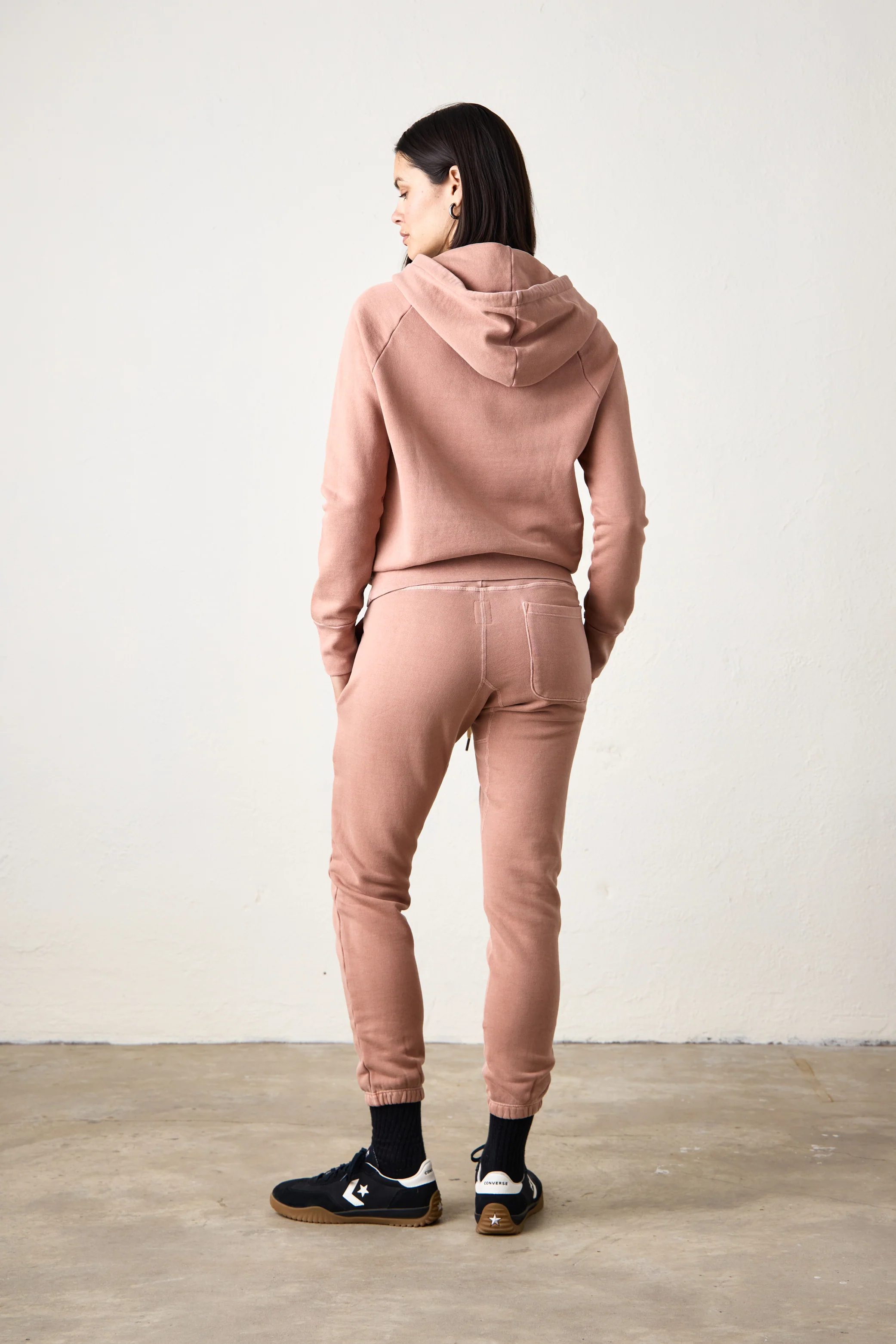 NSF Sayde Slim Loop Terry Sweatpant - Italian Clay - Renuaun