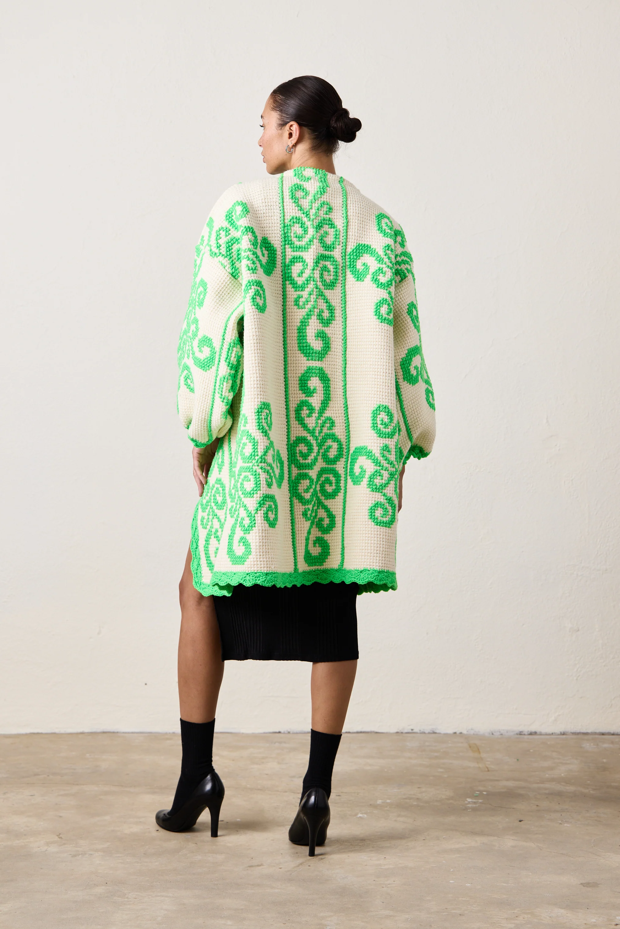 NSF X NM COCOON GREEK KEY GREEN - Renuaun