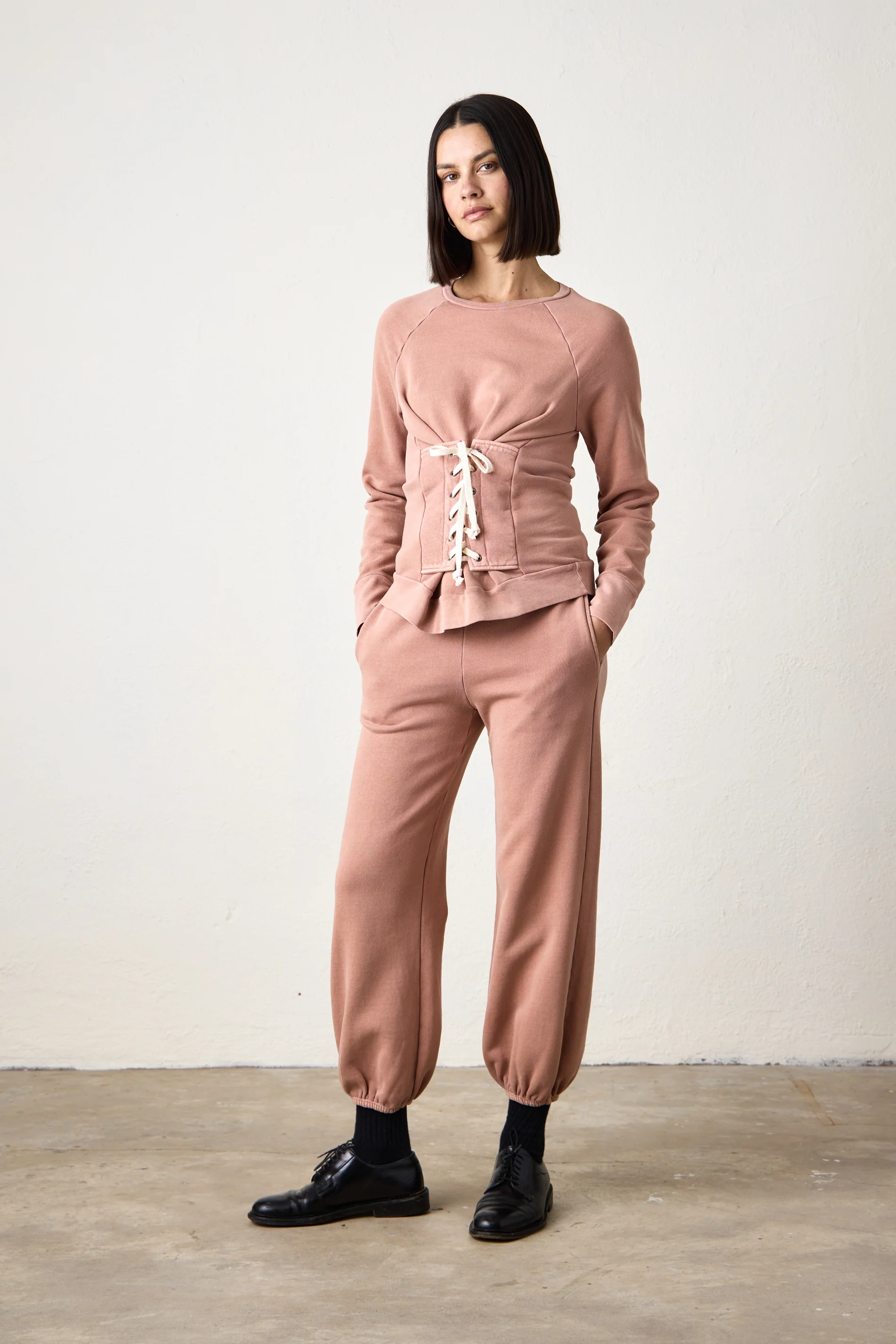 NSF Shane Billow Loop Terry Sweatpant - Italian Clay - Renuaun