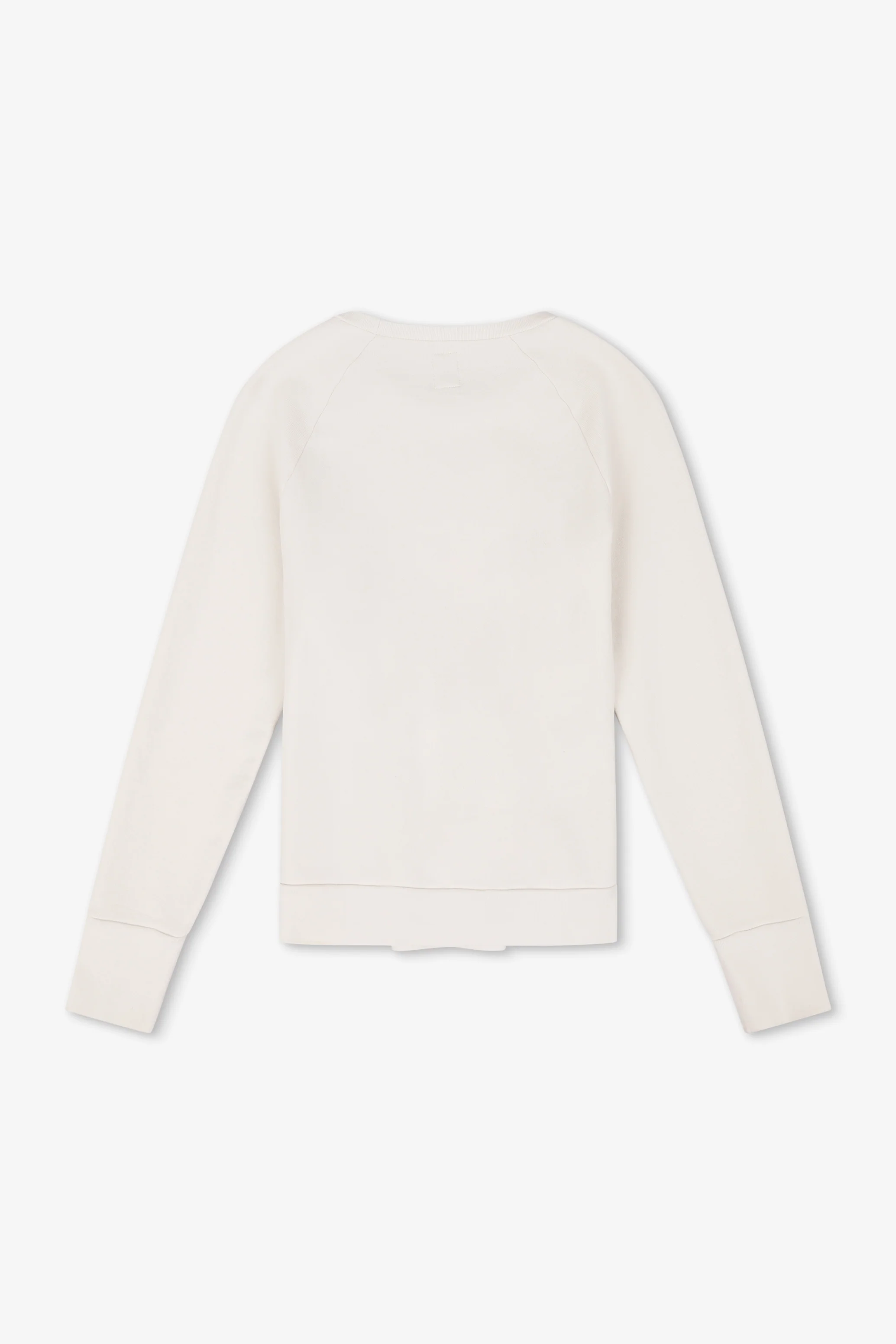 NSF Elio Corset Loop Terry Crew - Soft White - Renuaun