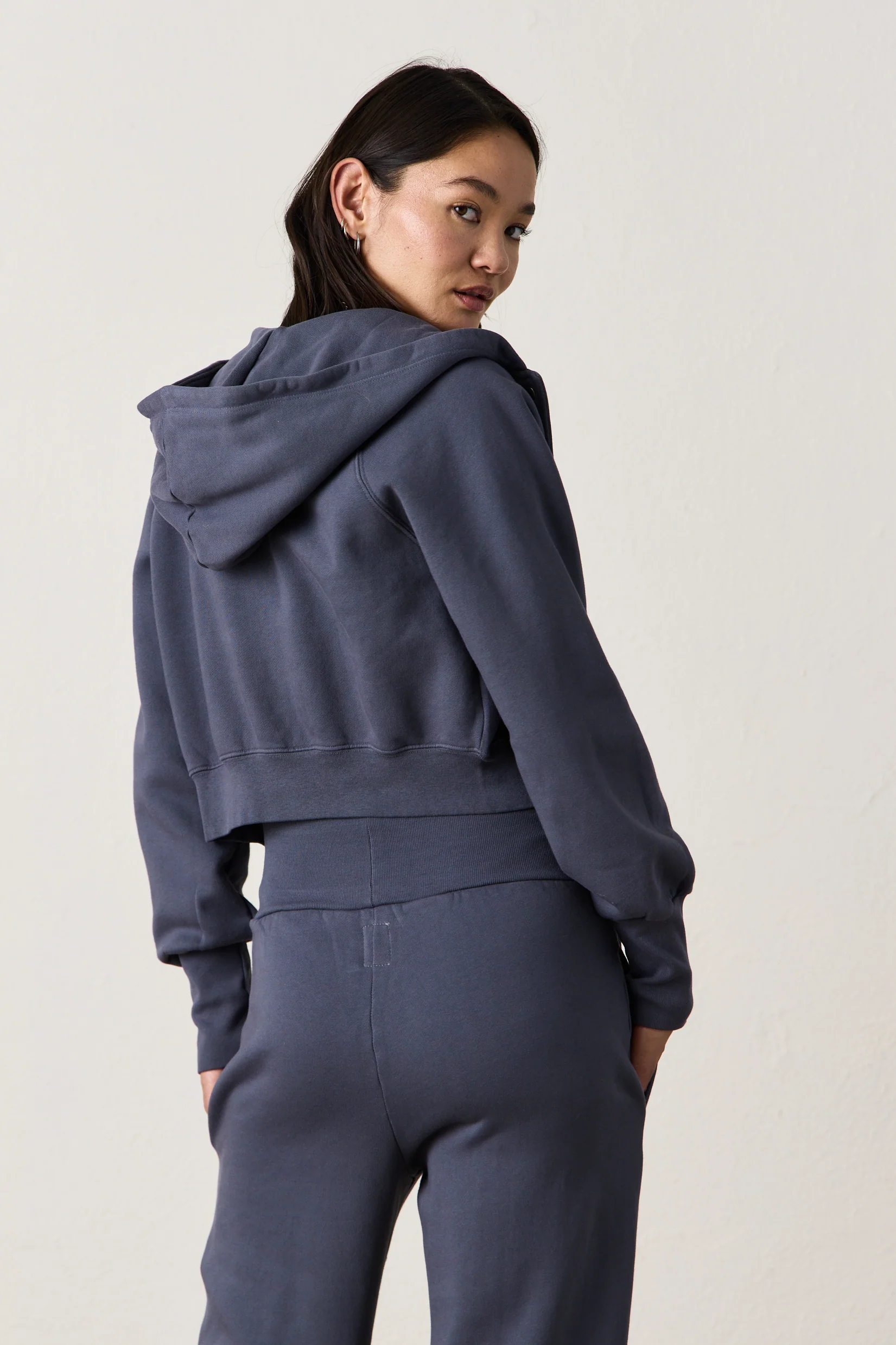 LUZ COZY FLEECE BOMBER JACKET / FUME - Renuaun