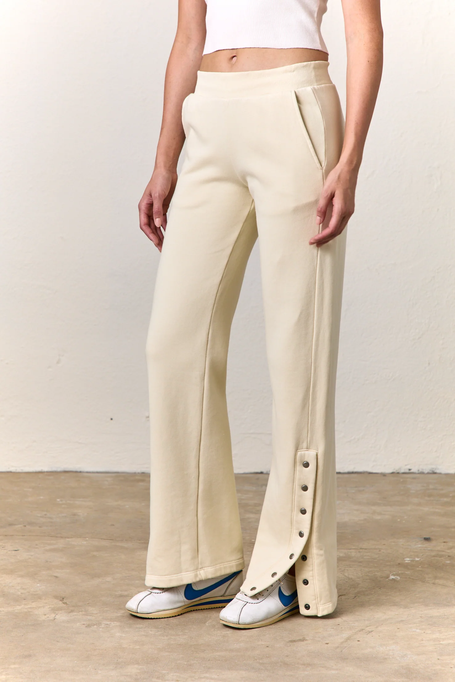 RAMONA COZY FLEECE WARMUP SWEATPANT / VETTE - Renuaun