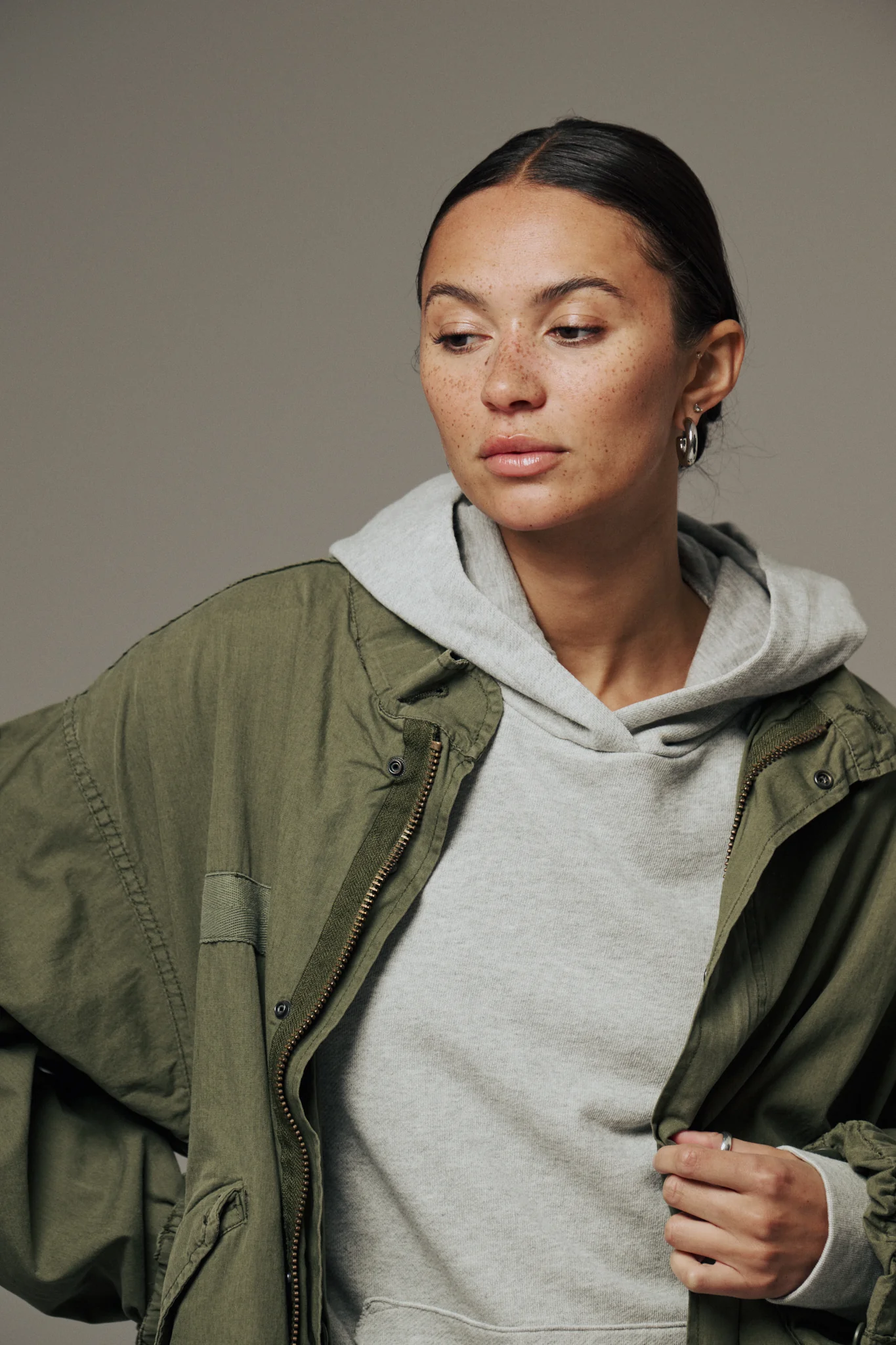 SRPLS US MILITARY FISHTAIL PARKA / OLIVE - Renuaun