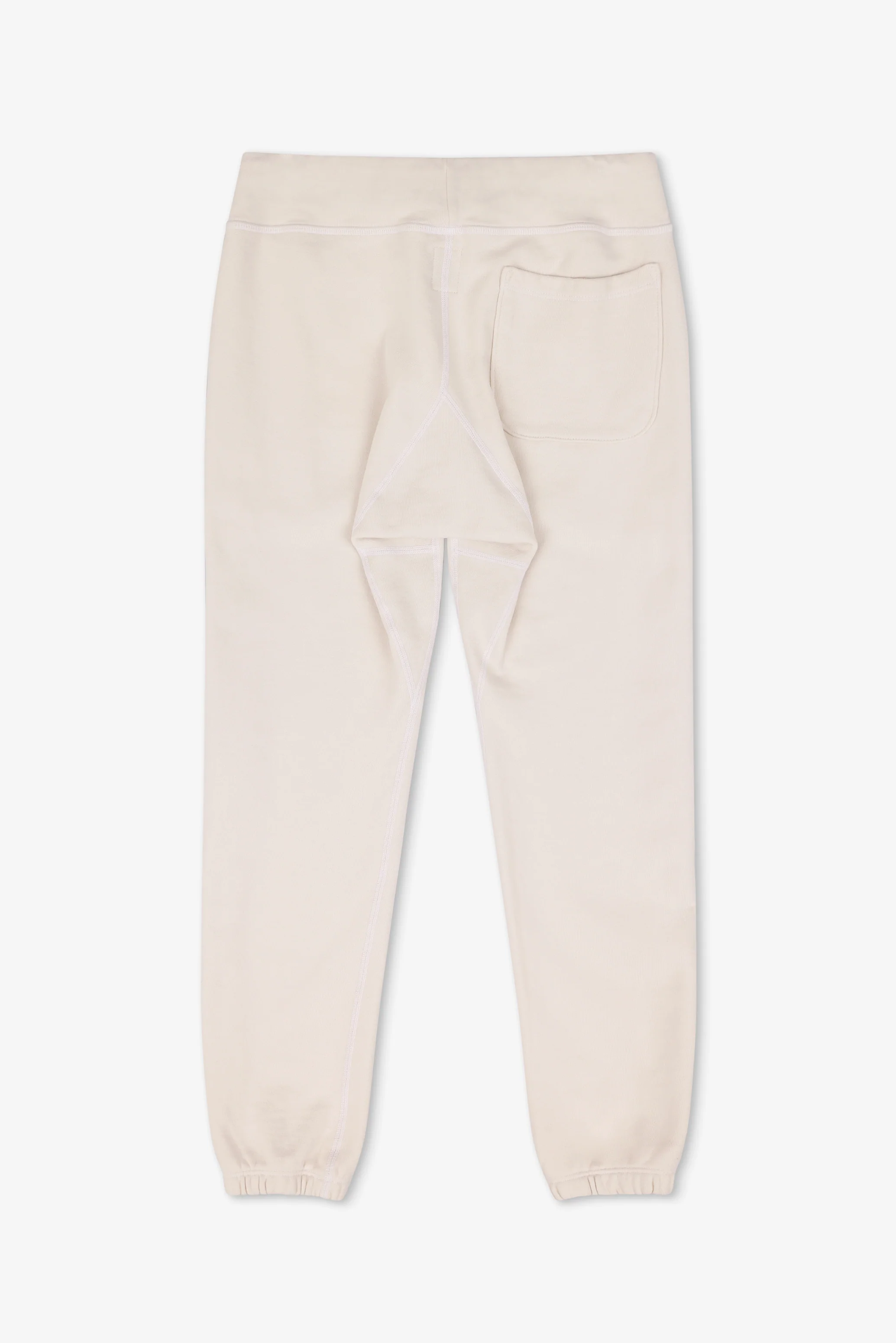 NSF Sayde Slim Loop Terry Sweatpant - Ivory - Renuaun