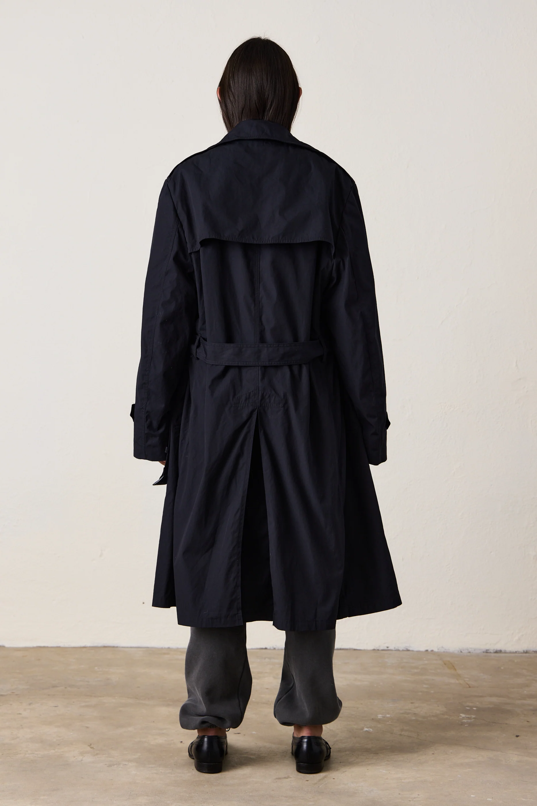 SRPLS US MILITARY TRENCH COAT / BLACK - Renuaun
