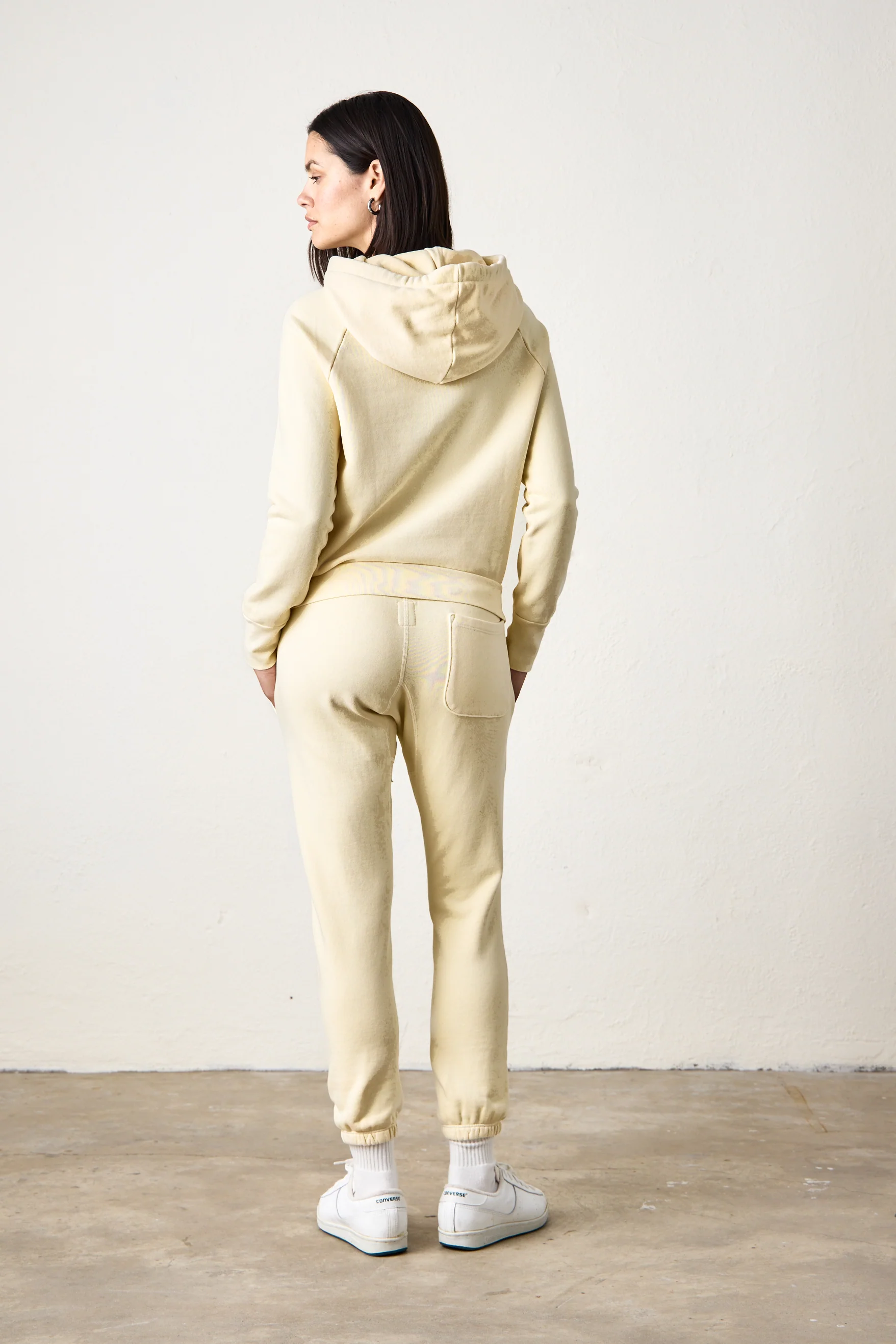 NSF Sayde Slim Loop Terry Sweatpant - Lemonade - Renuaun