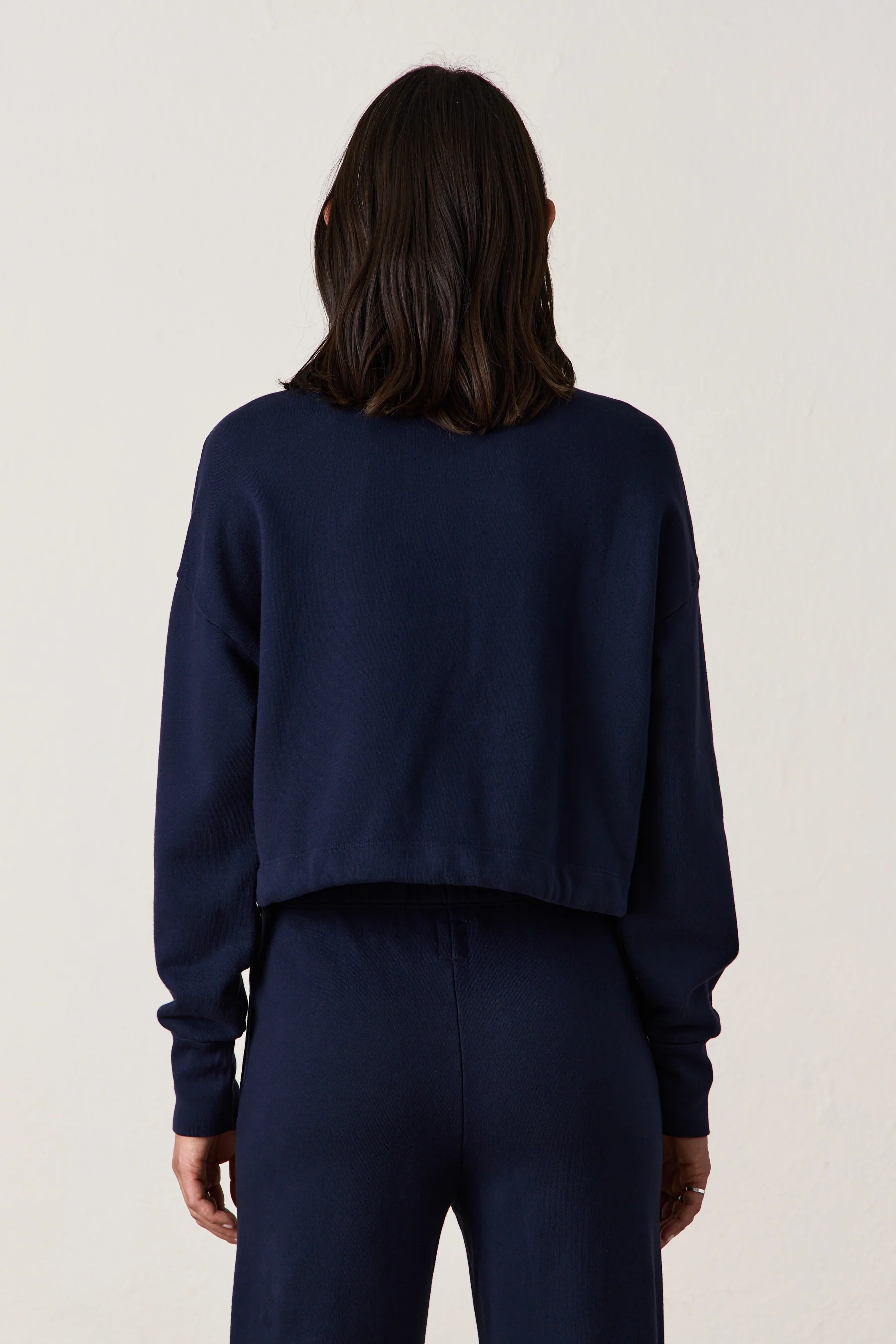 NSF Zuma Cinch Waist Loop Terry Sweatshirt - Ink - Renuaun