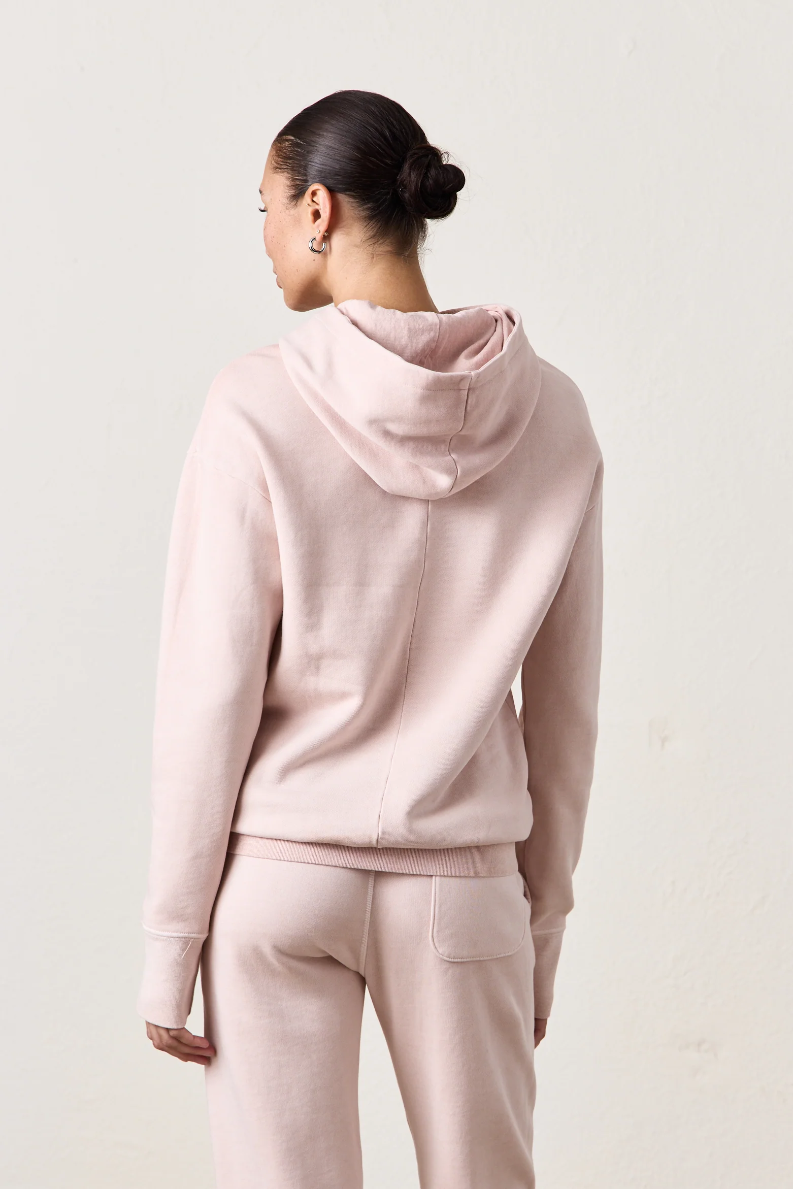 ELLIS RELAXED COZY FLEECE HOODY / ROSY - Renuaun