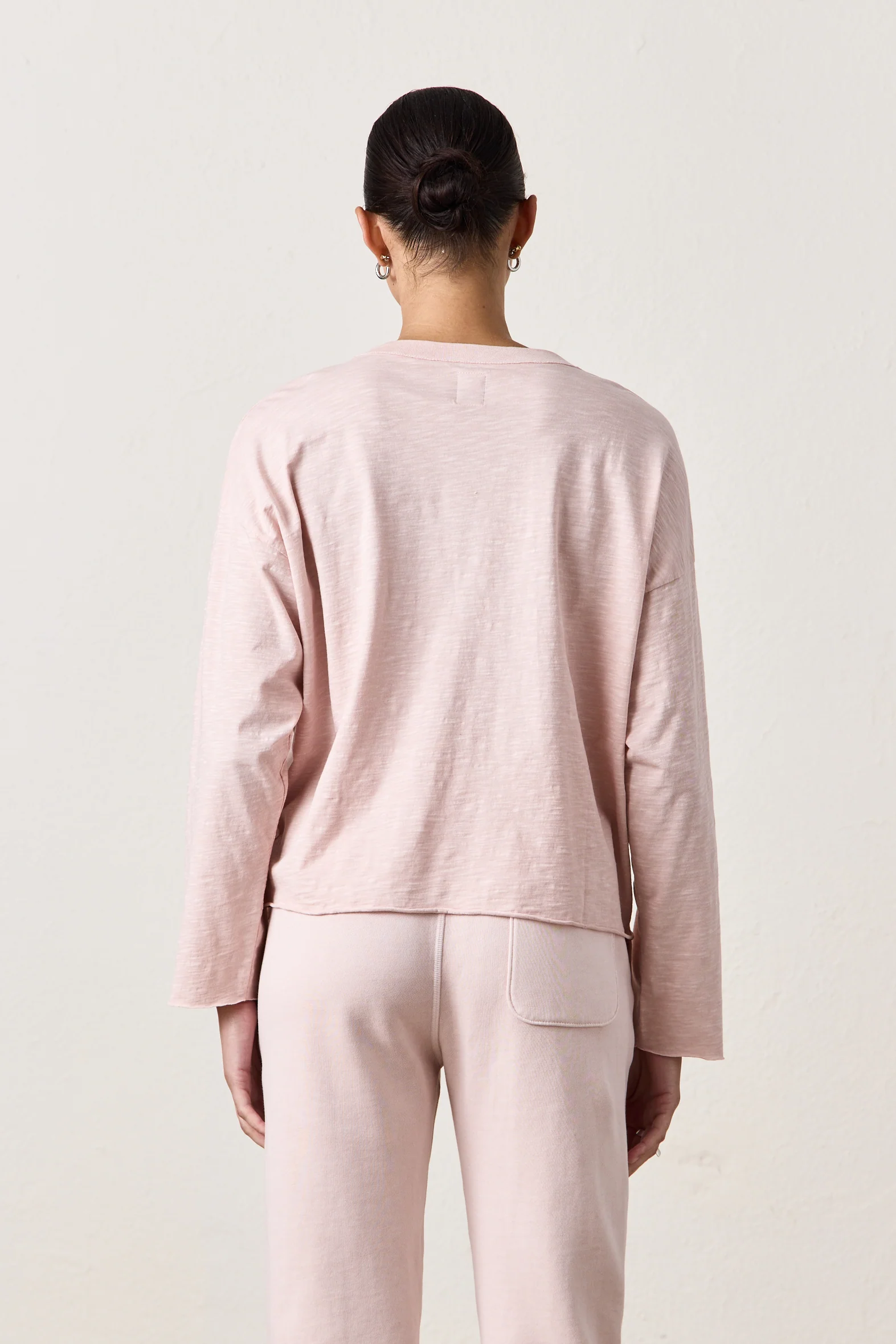 LOFFLER SLUB JERSEY BOXY TEE / ROSY - Renuaun