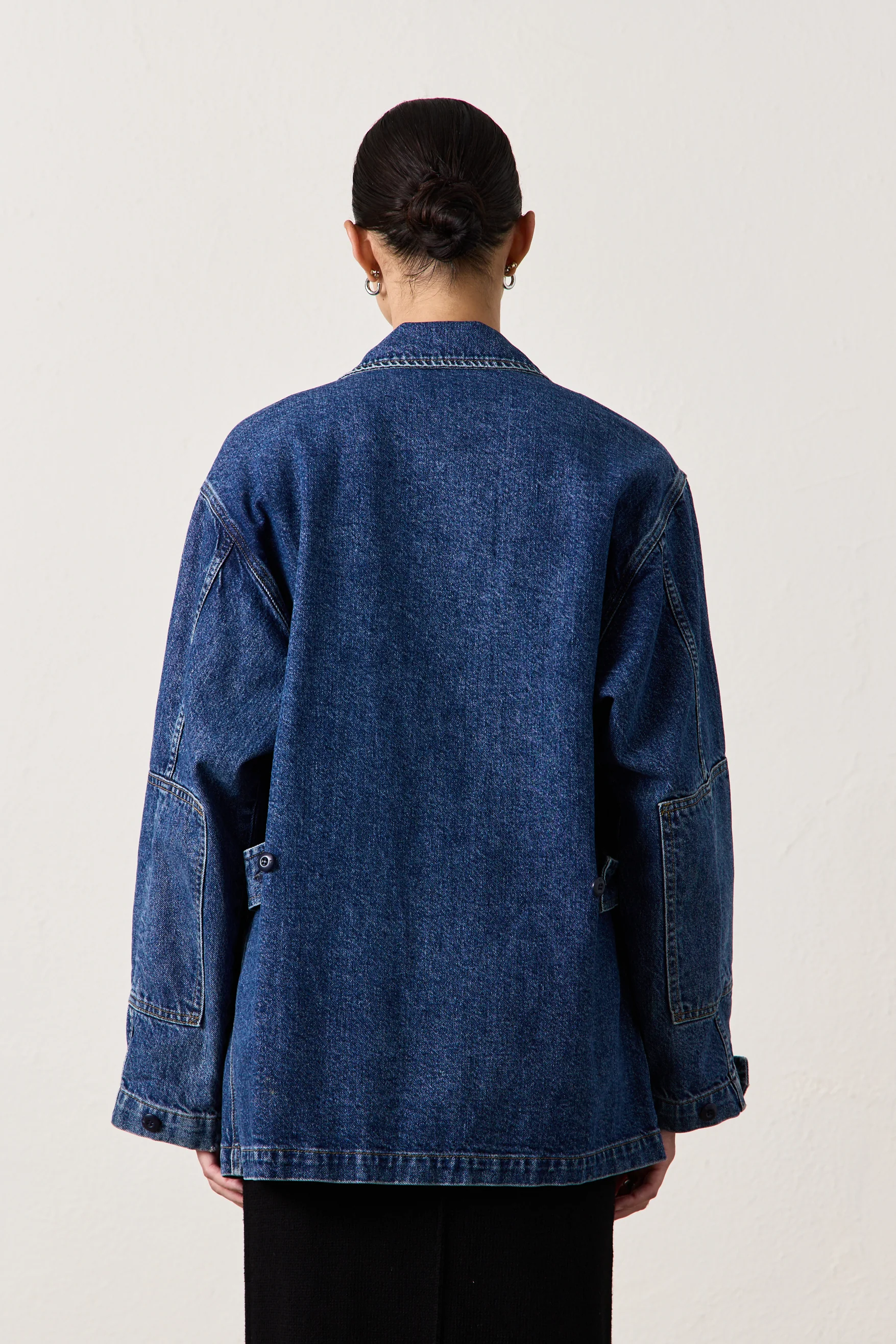 ROMEO OVERSIZED DENIM JACKET / BARNES WASH - Renuaun