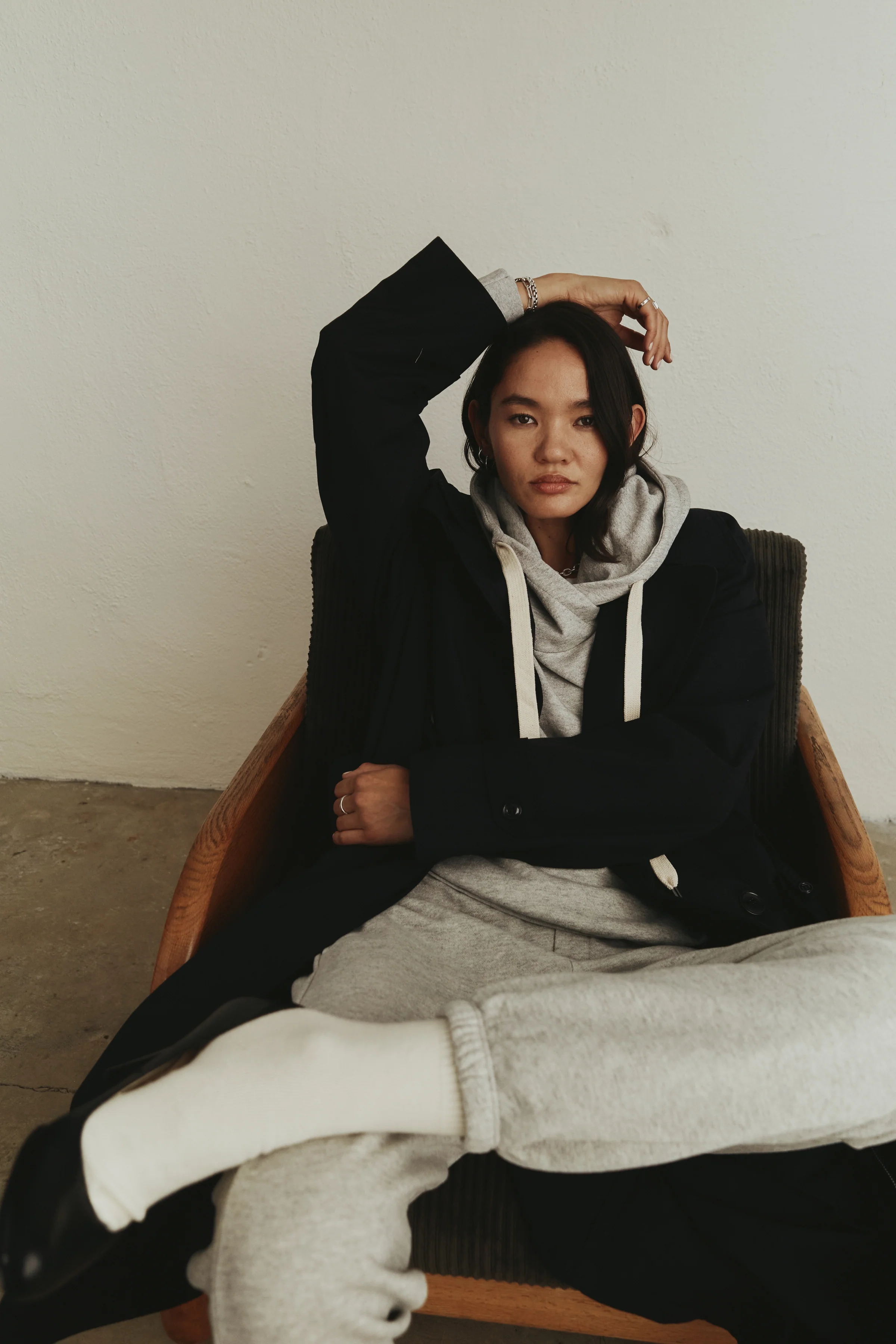 SRPLS US MILITARY TRENCH COAT / BLACK - Renuaun