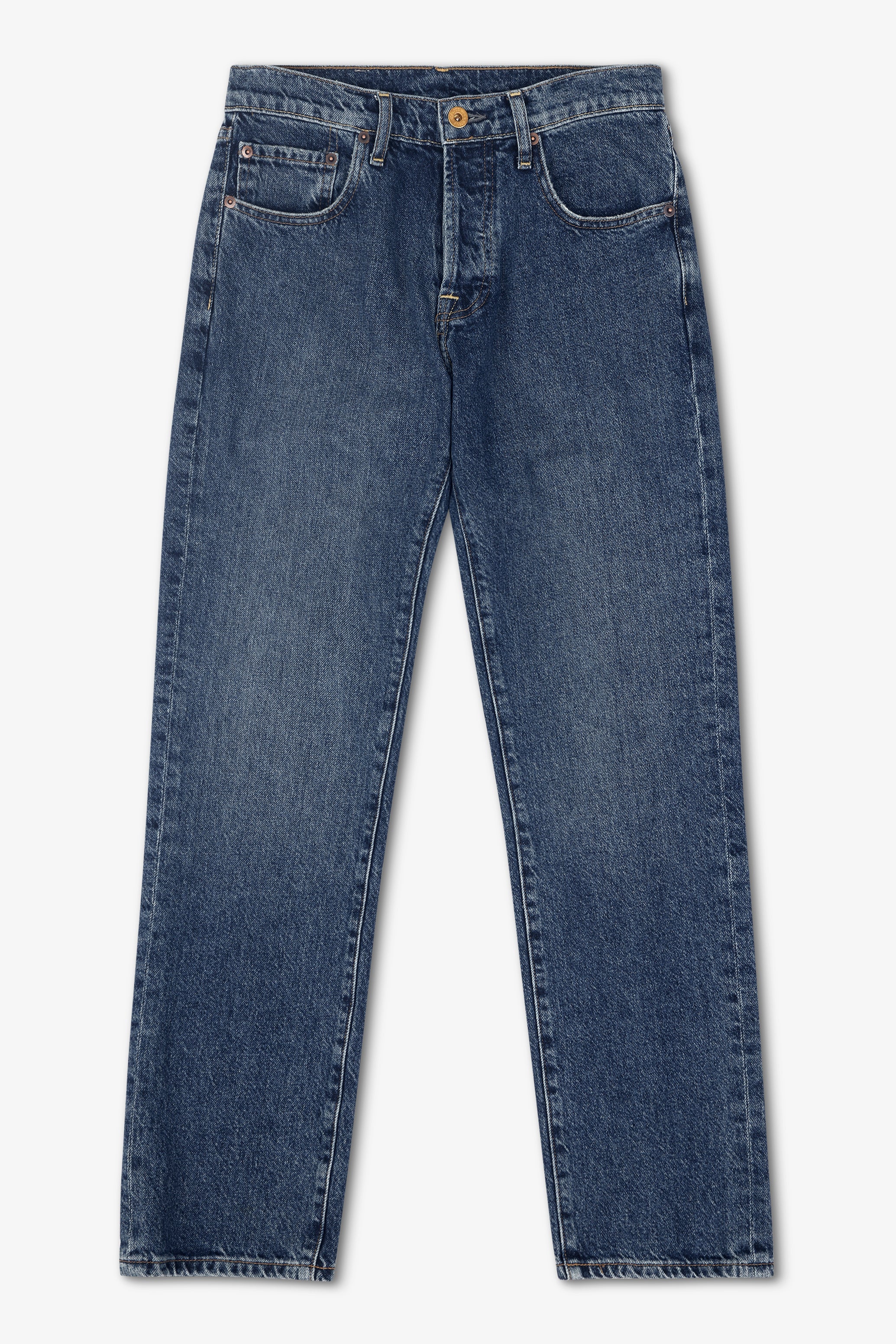NSF Owen Mid Rise Slim Straight Jean -Breakwater - Renuaun