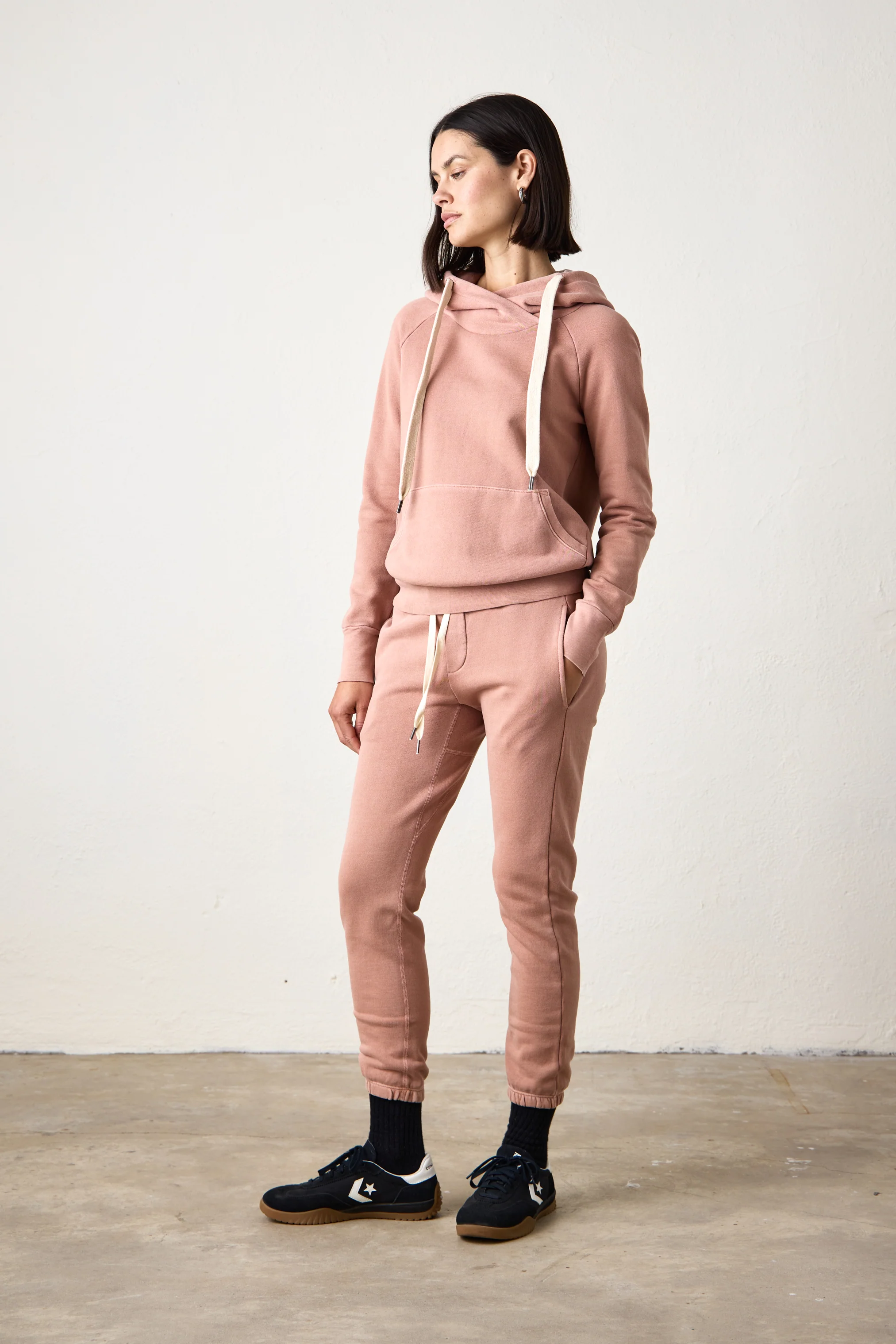 NSF Sayde Slim Loop Terry Sweatpant - Italian Clay - Renuaun