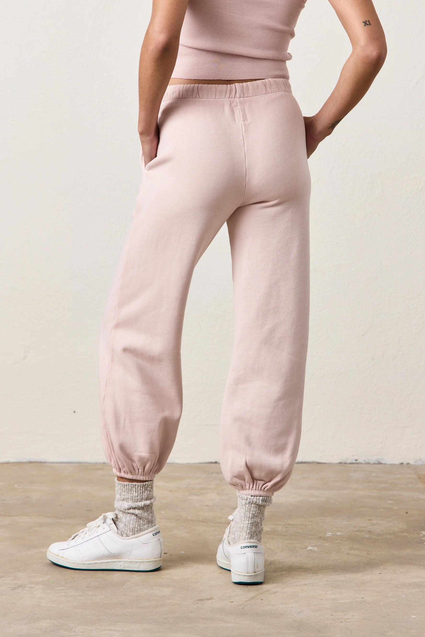 SHANE BILLOW COZY FLEECE SWEATPANT / ROSY - Renuaun