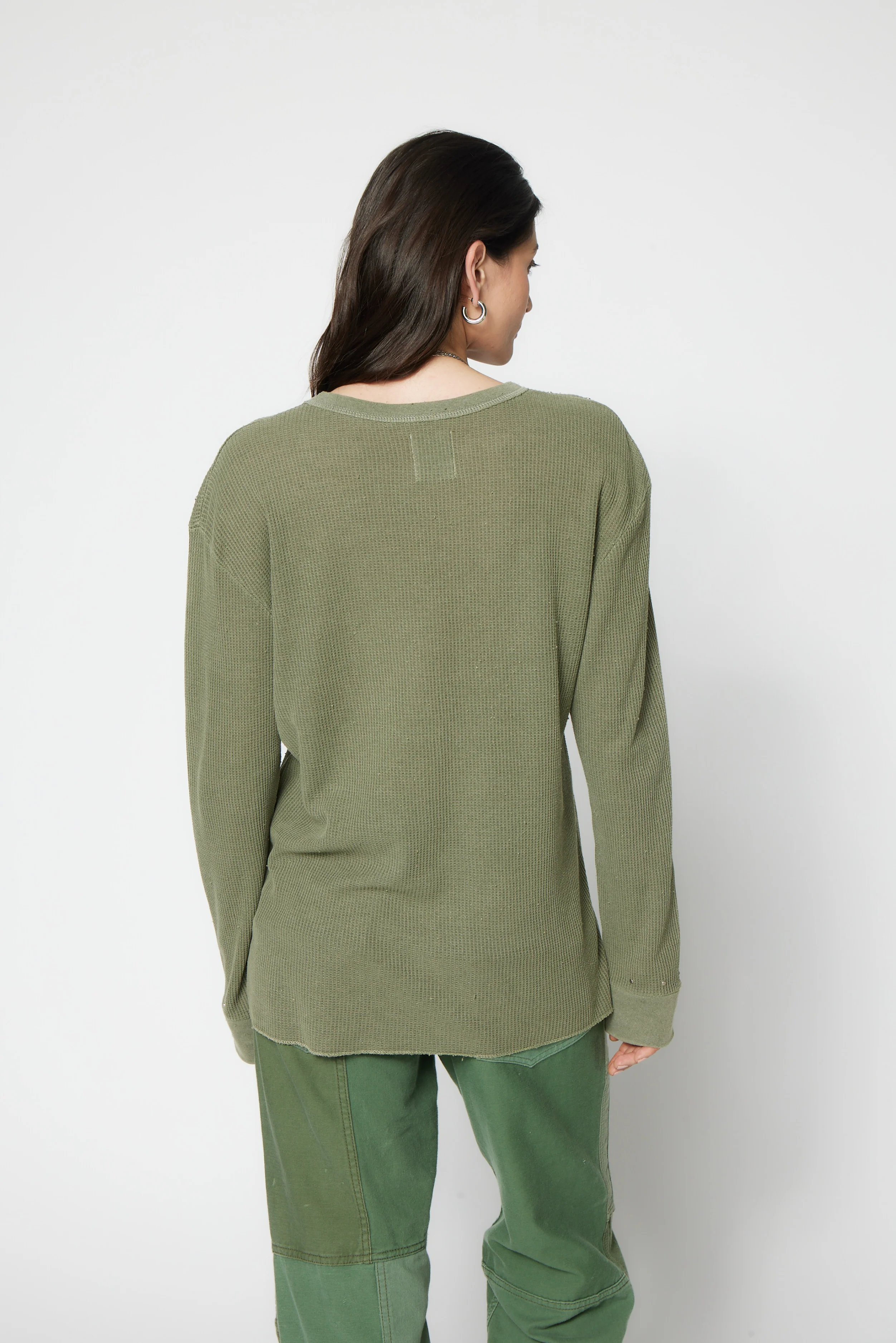 NSF SRPLS Overdyed and Studded Thermal - Pigment Sage - Renuaun