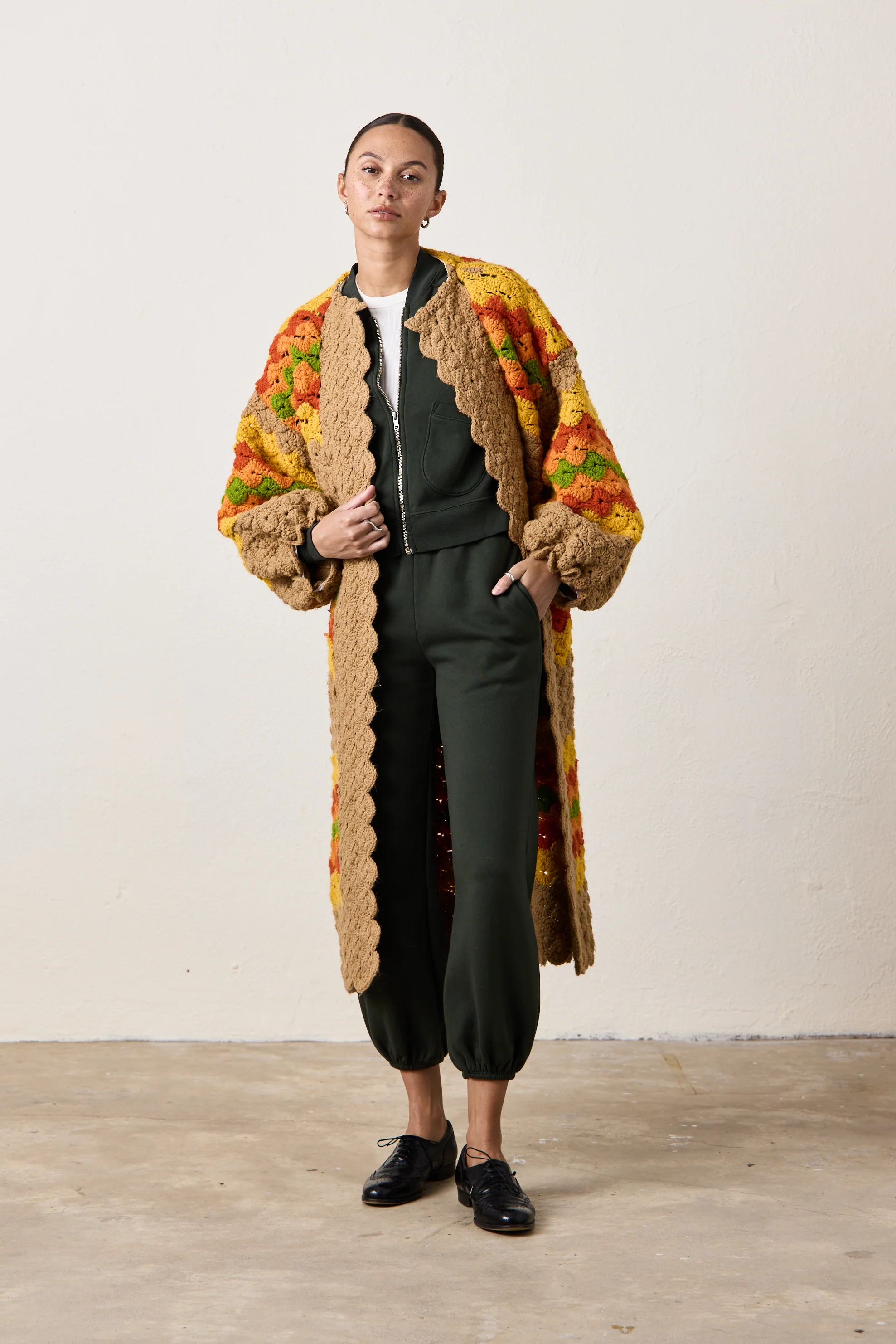 NSF X NM COCOON SWEATER / AUTUMN STRIPE - Renuaun