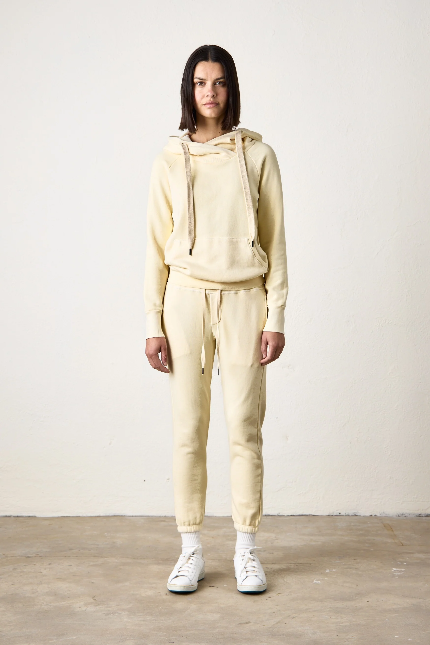 NSF Sayde Slim Loop Terry Sweatpant - Lemonade - Renuaun