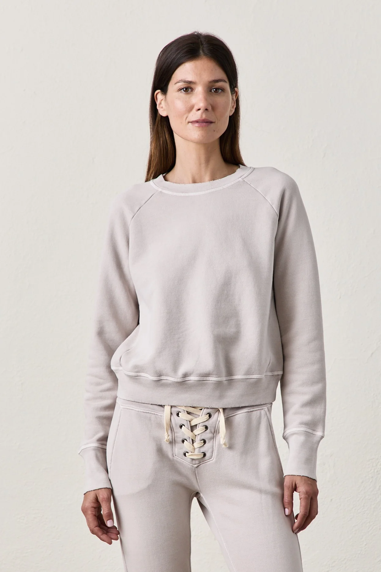 NSF Saguro Chic Loop Terry Sweatshirt - Crepe - Renuaun