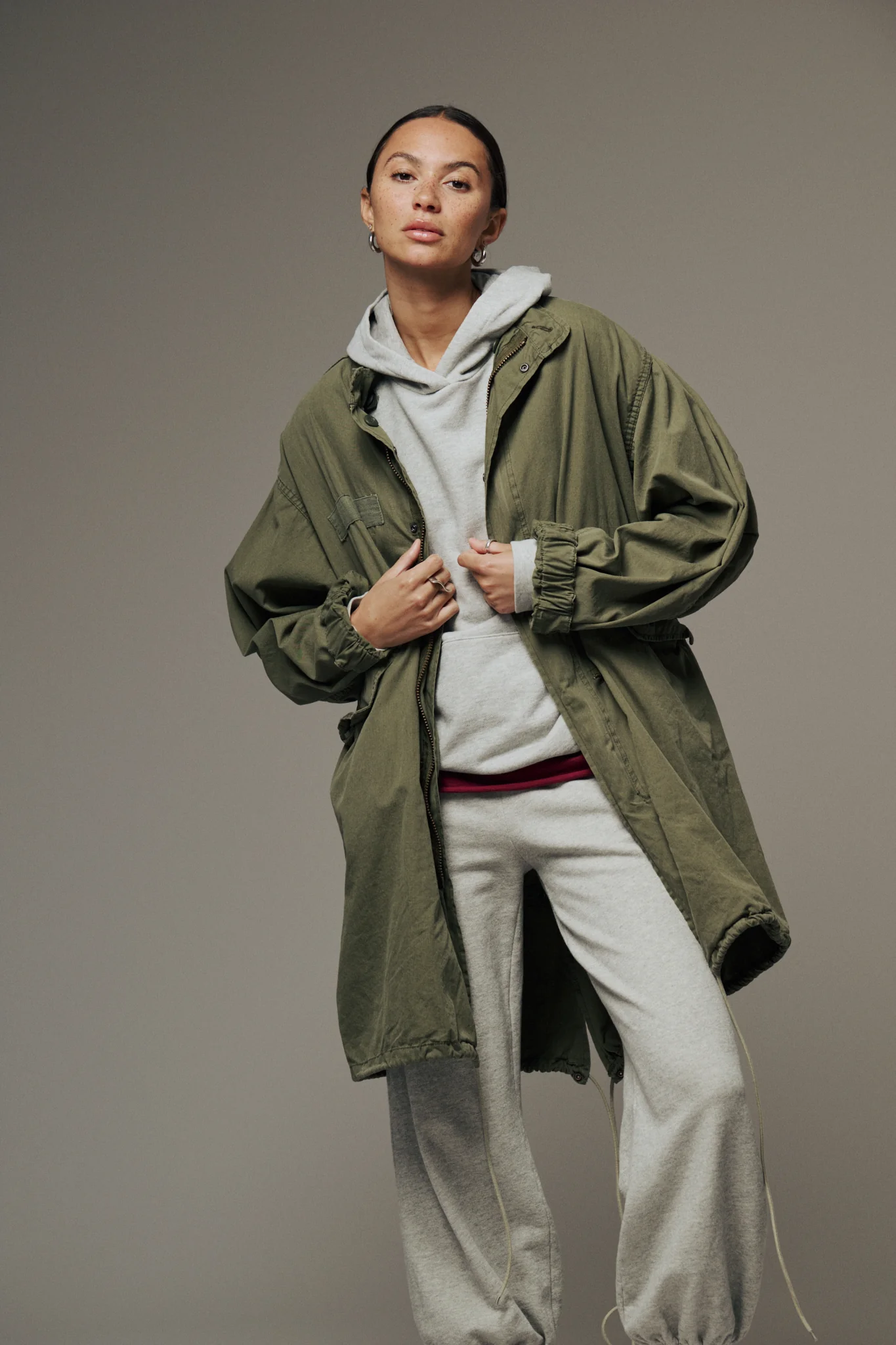 SRPLS US MILITARY FISHTAIL PARKA / OLIVE - Renuaun