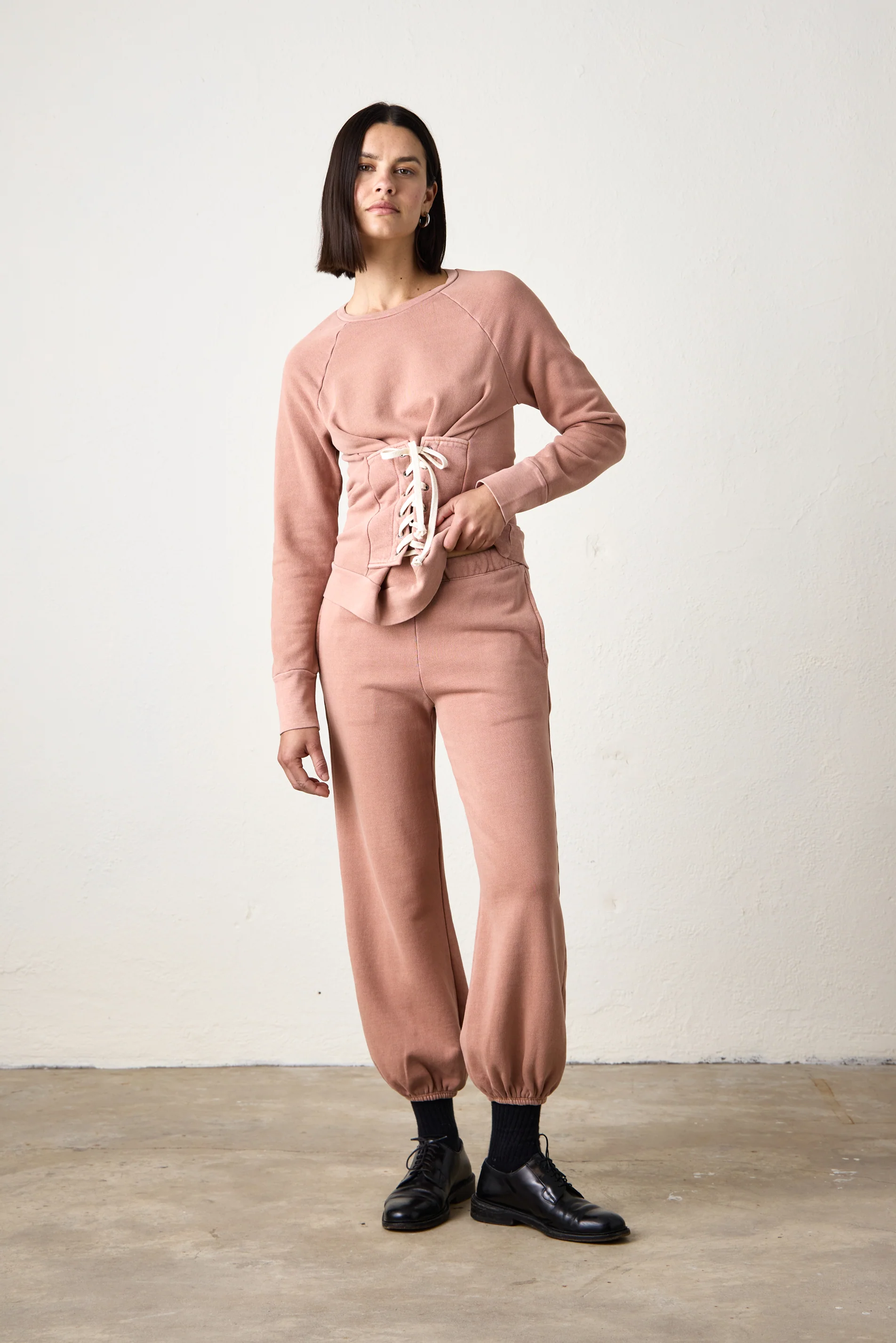 NSF Shane Billow Loop Terry Sweatpant - Italian Clay - Renuaun