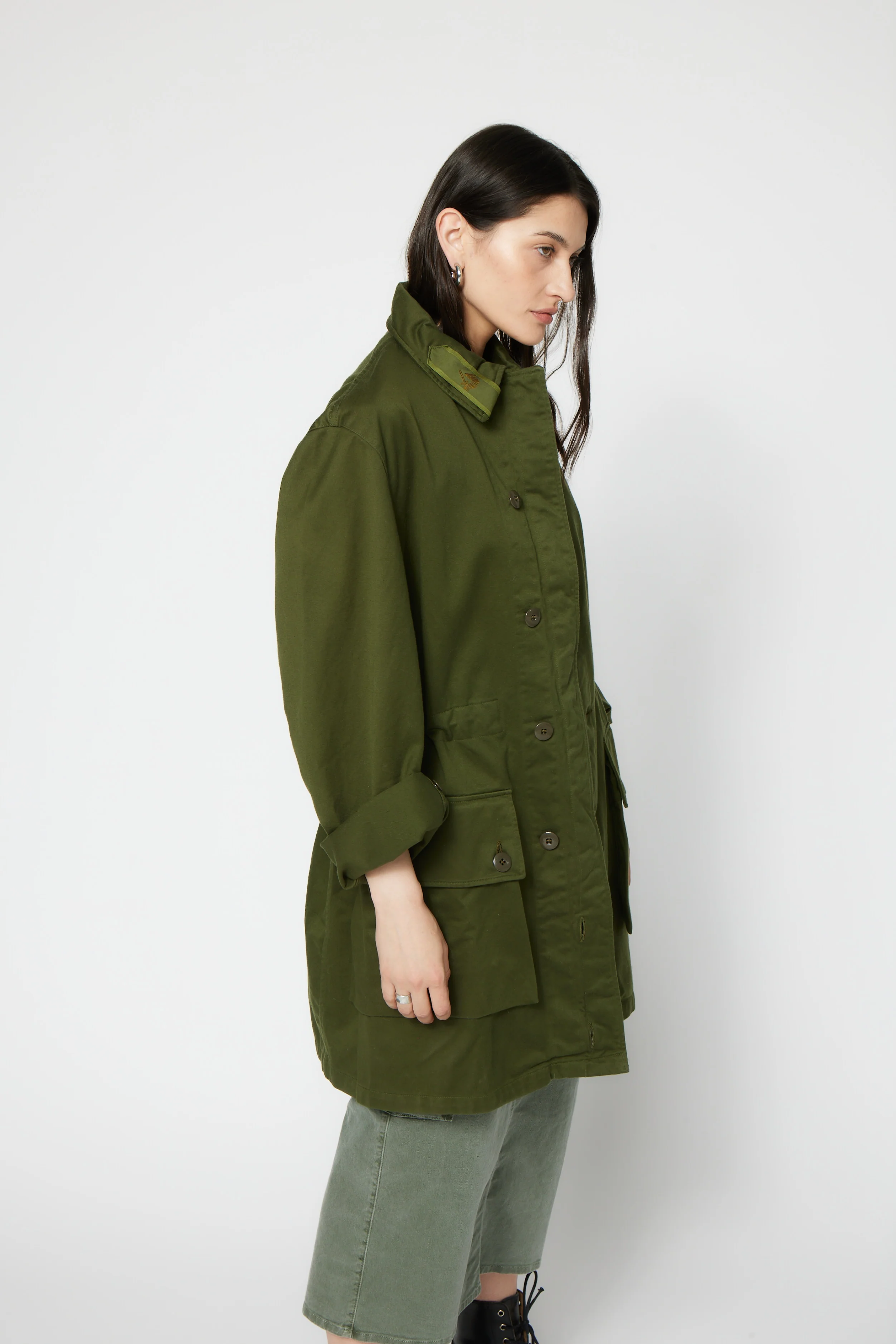 NSF SRPLS Spanish Military Coat - Olive - Renuaun