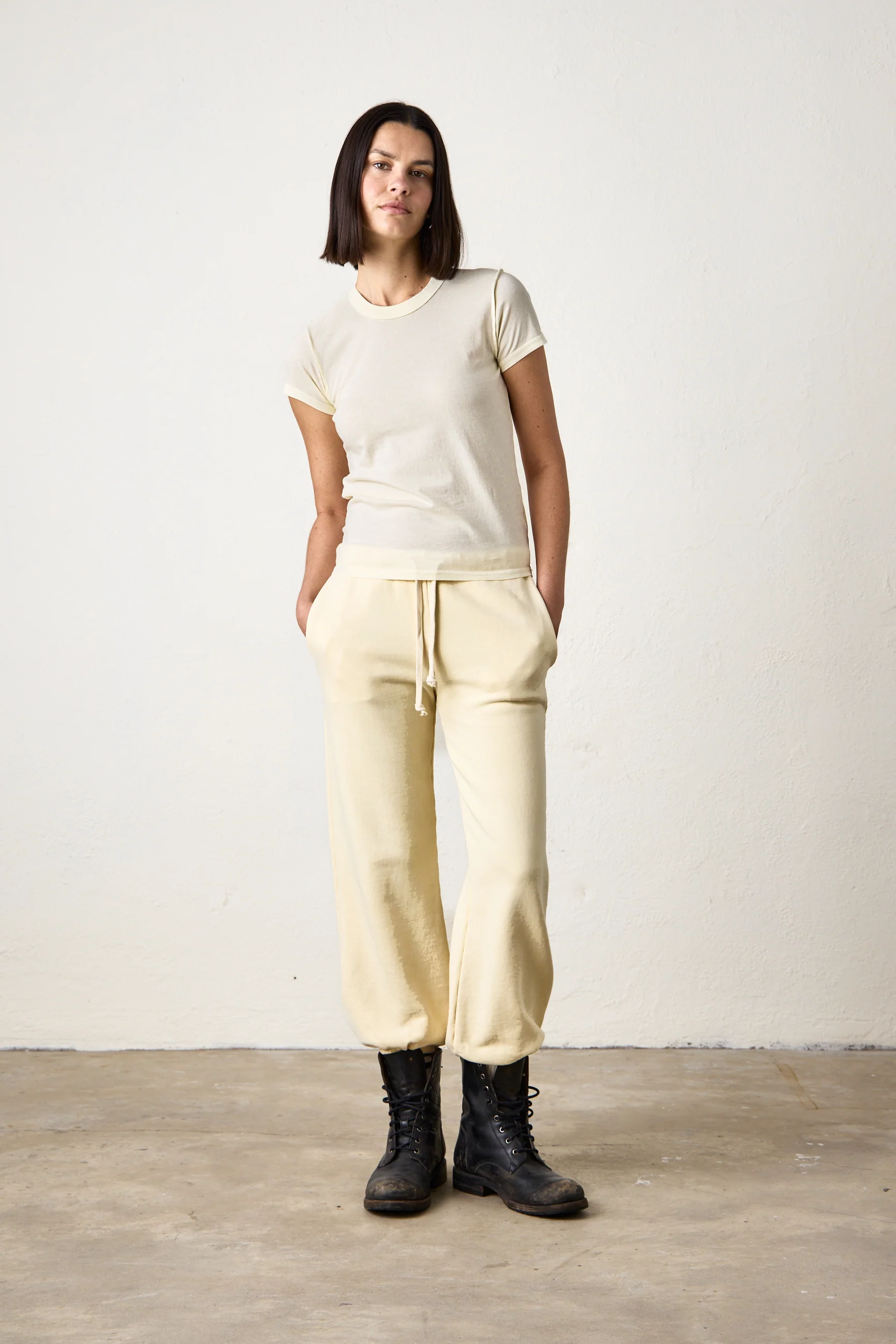 NSF Shane Billow Loop Terry Sweatpant - Lemonade - Renuaun